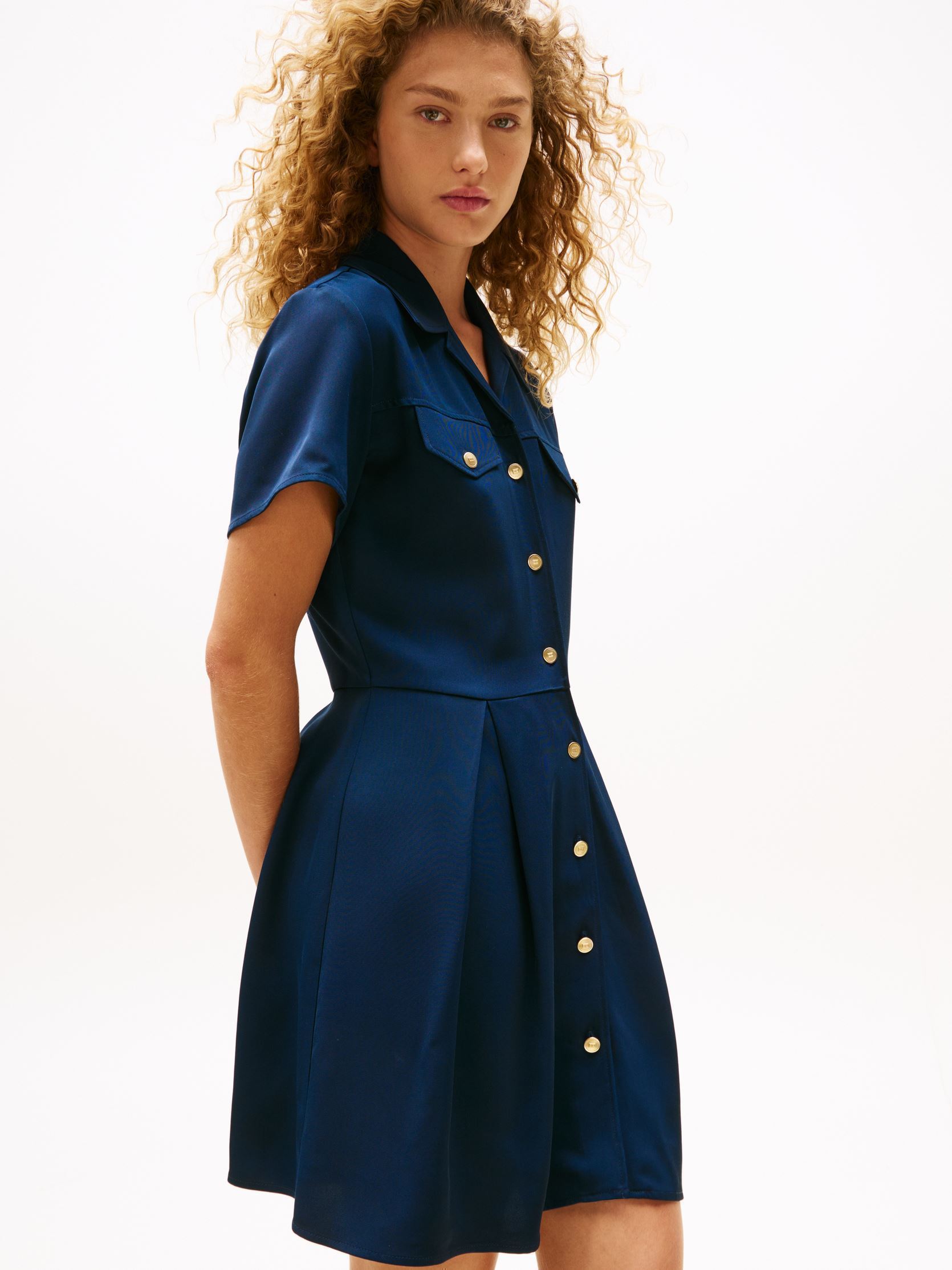 Vêtements Tommy Hilfiger Vsis Twill / F&F Mi WW0WW45819C1G pour Accessoires