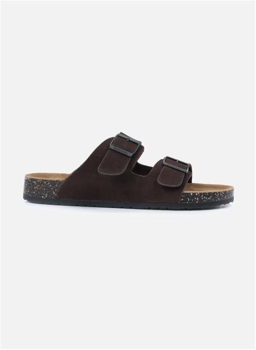 Isotoner Sandales et mules Mules sandales Homme Double Bride cuir Marron homme marron