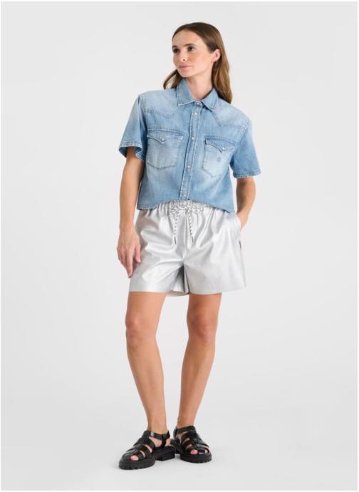 Le temps des cerises Chemises Chemise MONA Blue femme bleu