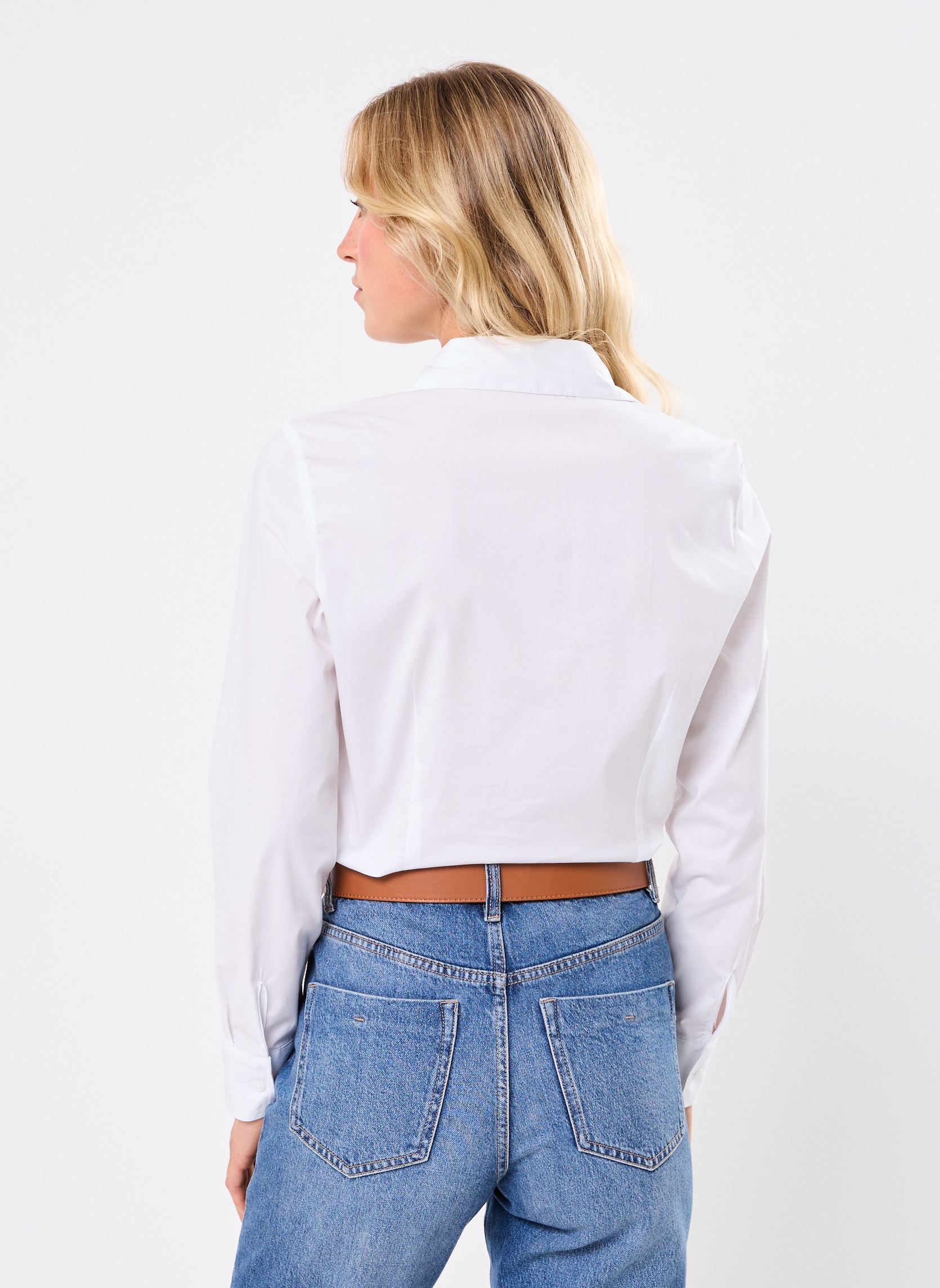 Chemises manches longues CLIVIE femme blanc Georgia Rose Chemises manches longues CLIVIE femme blanc BLANC