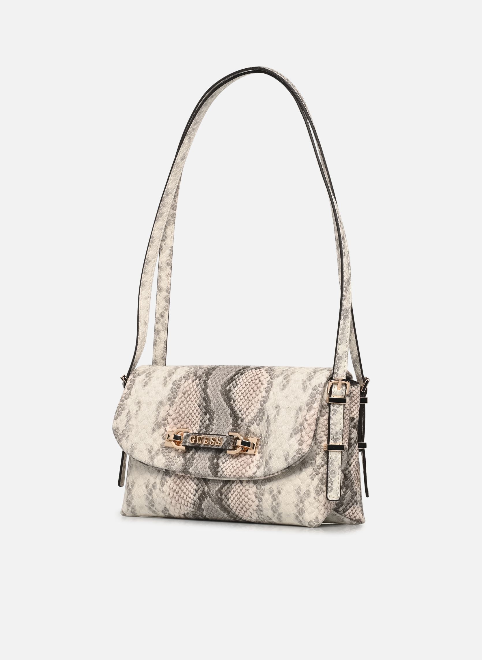 Umhängetaschen Lefia Flap Shoulder Bag damen grau Guess Umhängetaschen Lefia Flap Shoulder Bag damen grau NATURAL