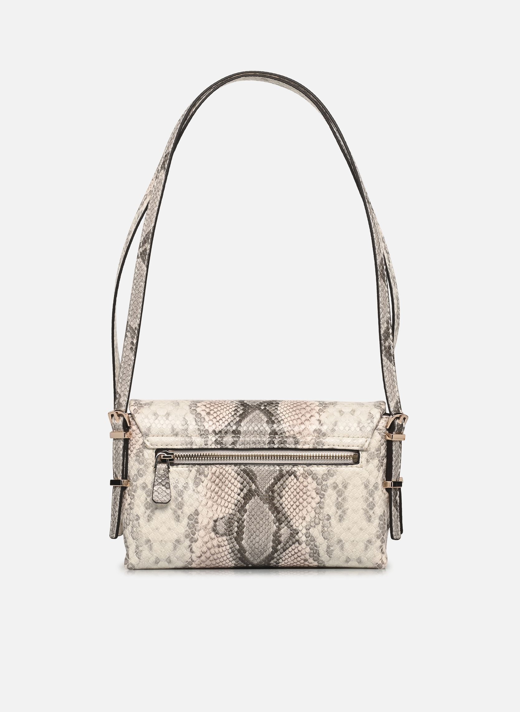 Umhängetaschen Lefia Flap Shoulder Bag damen grau Guess Umhängetaschen Lefia Flap Shoulder Bag damen grau NATURAL