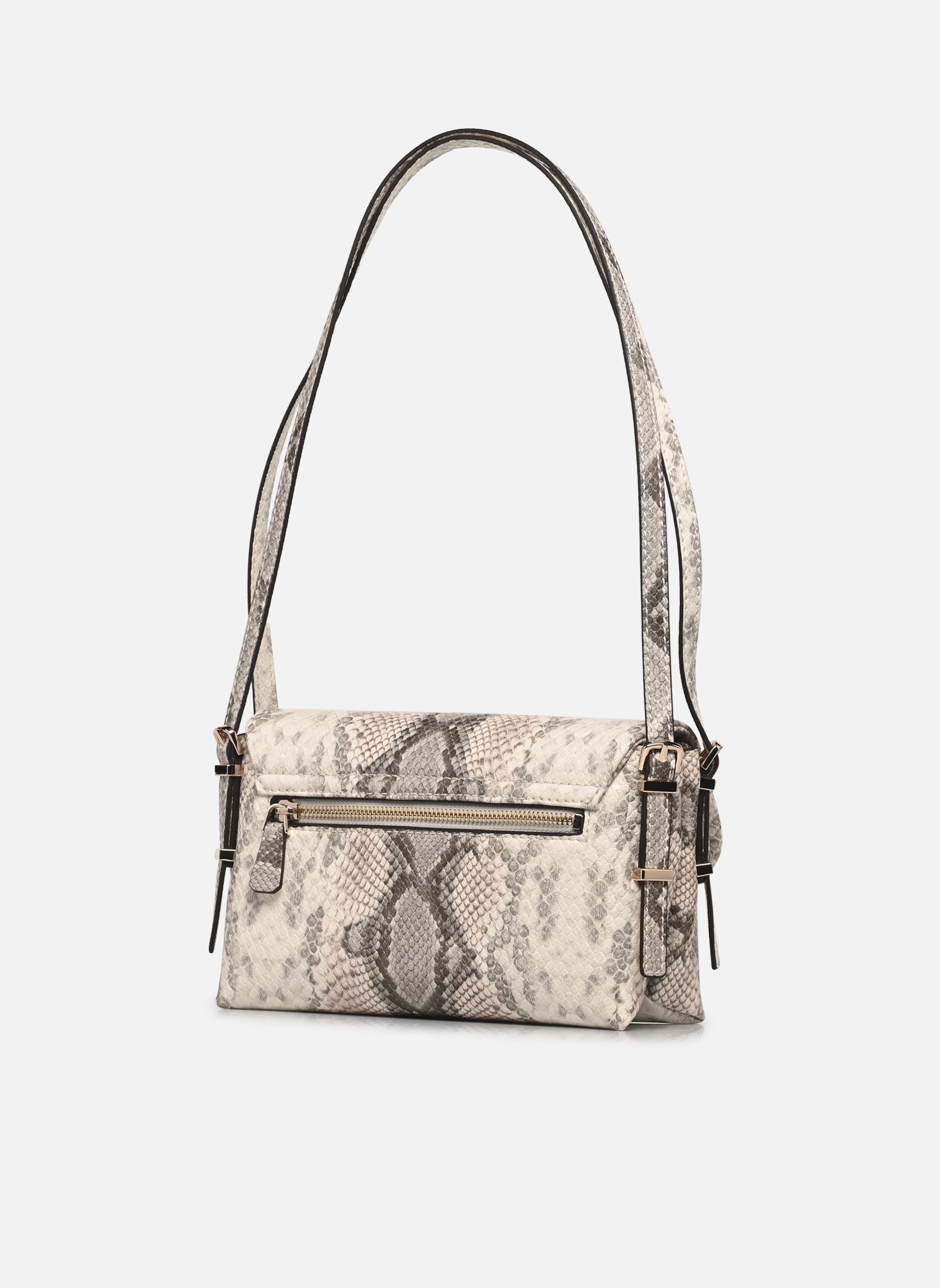 Umhängetaschen Lefia Flap Shoulder Bag damen grau Guess Umhängetaschen Lefia Flap Shoulder Bag damen grau NATURAL