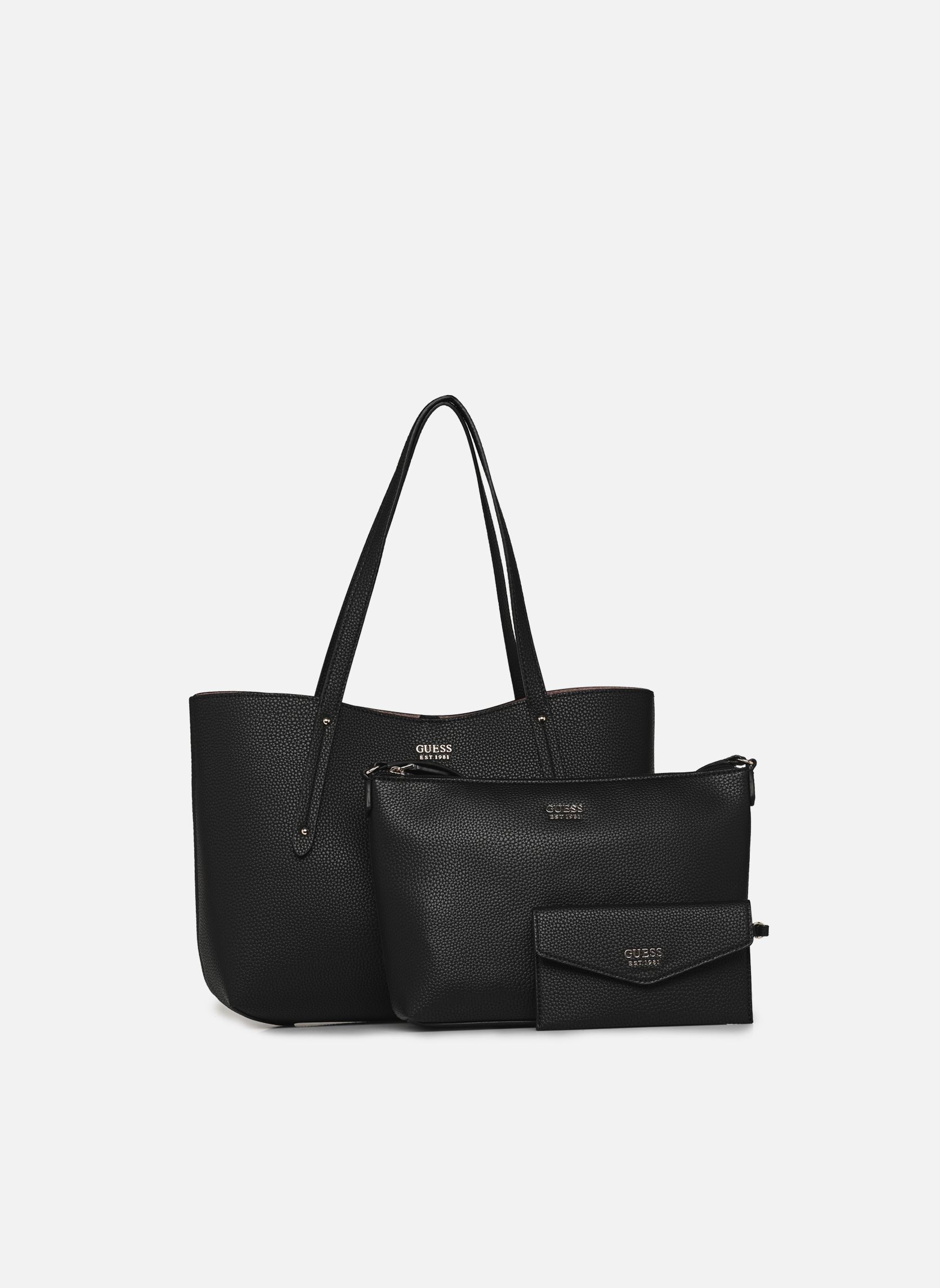 Cabas Brenton Tote femme noir Guess Cabas Brenton Tote femme noir BLACK