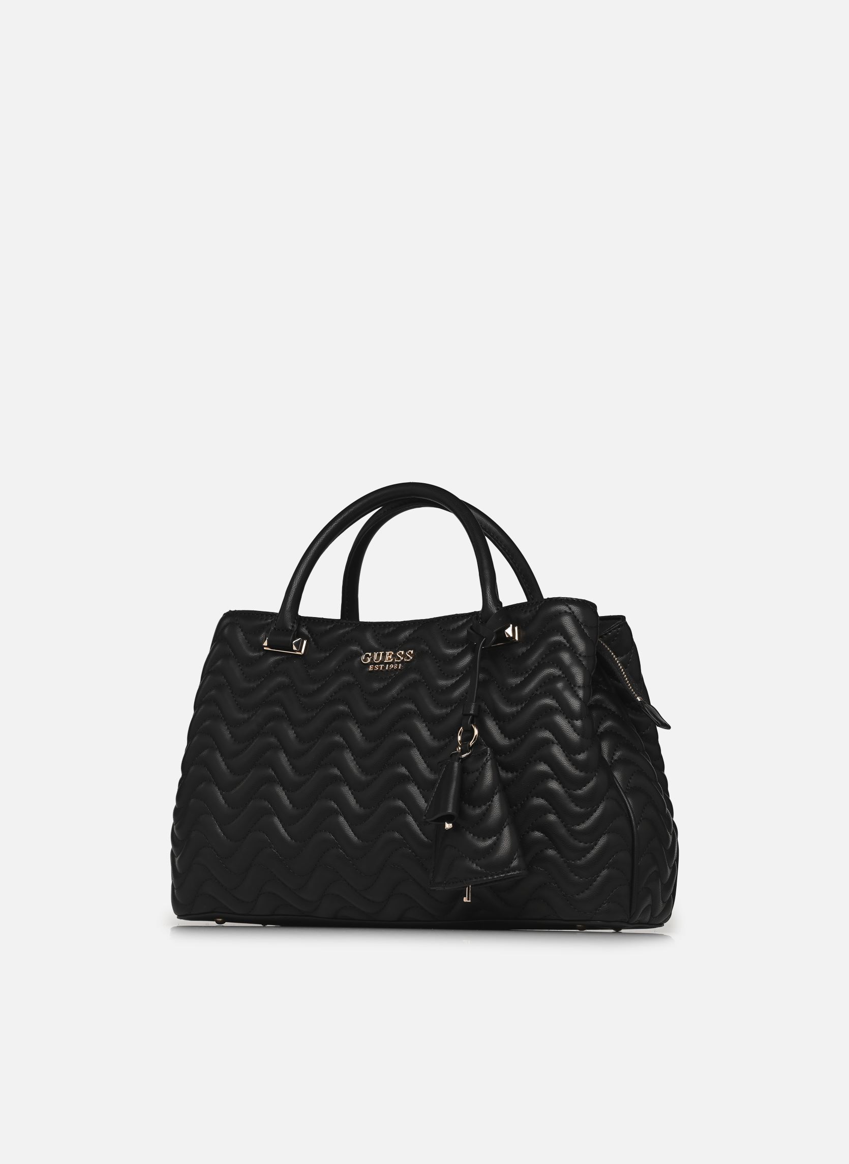 Sacs à main Melisandra Lrg Tri Comp Stchl femme noir Guess Sacs à main Melisandra Lrg Tri Comp Stchl femme noir BLACK
