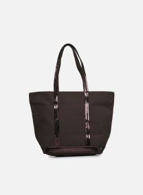 Bolsas de compra Cabas M Zippe Coton mujer azul