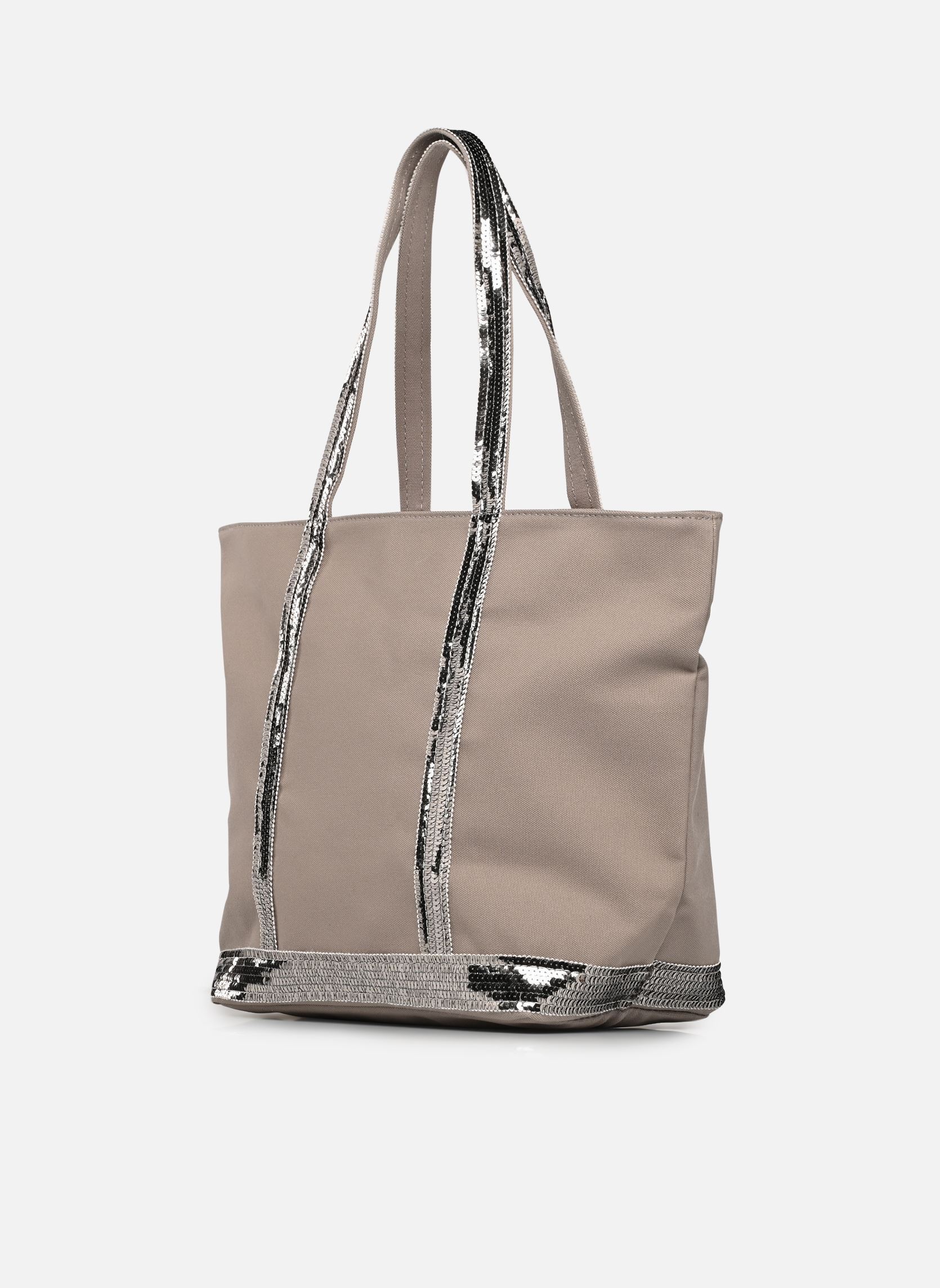 Bolsas de compra Cabas M Zippe Coton mujer beige Vanessa Bruno Bolsas de compra Cabas M Zippe Coton mujer beige ZINC