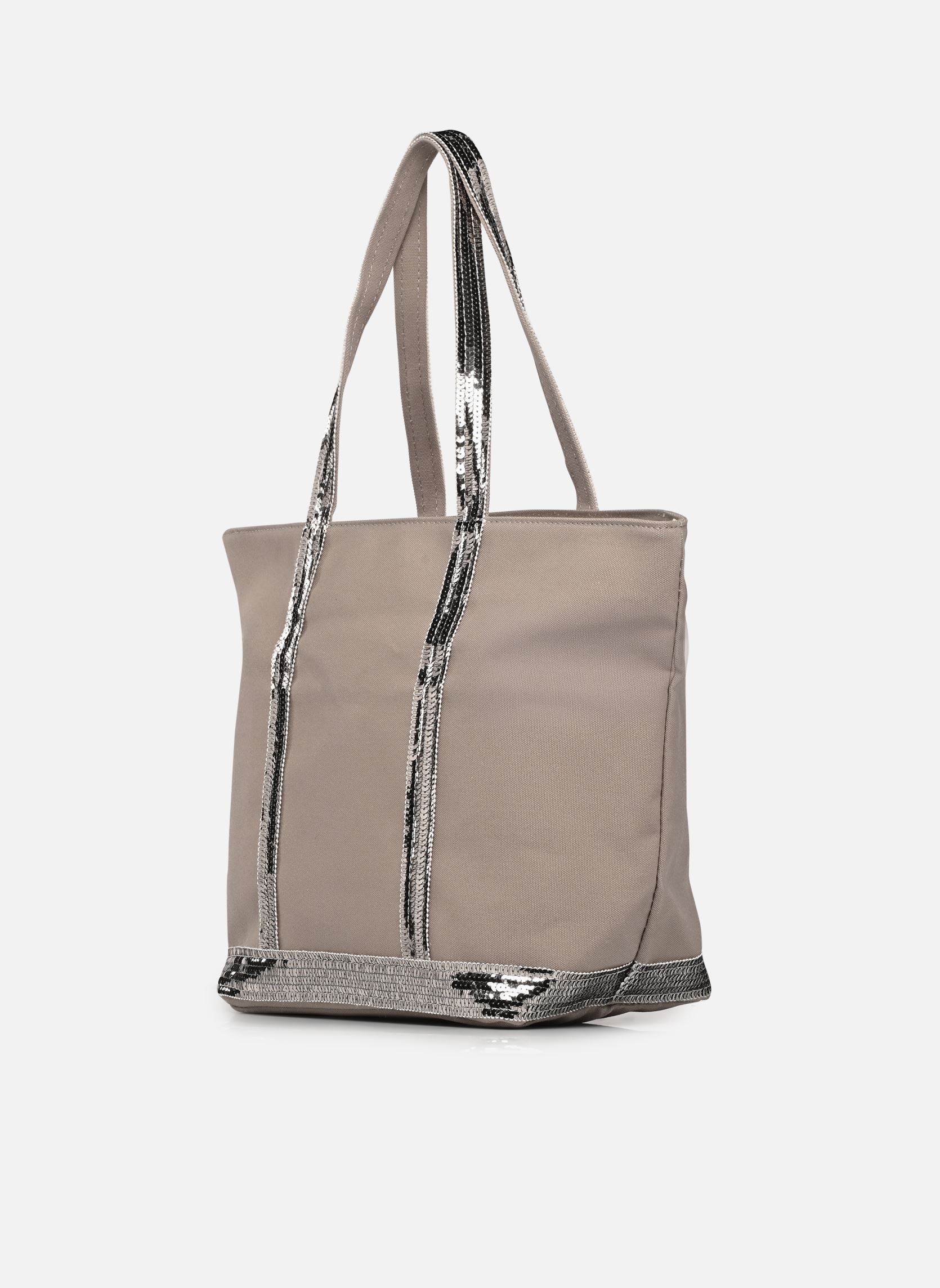 Bolsas de compra Cabas M Zippe Coton mujer beige Vanessa Bruno Bolsas de compra Cabas M Zippe Coton mujer beige ZINC