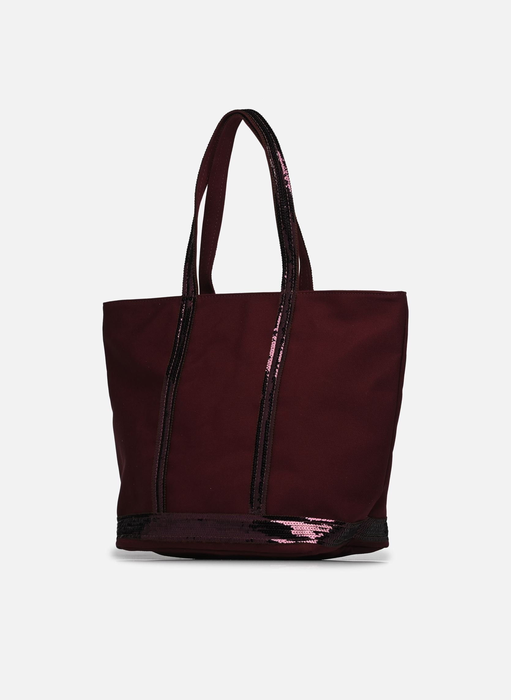 Shopper Cabas M Zippe Coton damen bordeaux Vanessa Bruno Shopper Cabas M Zippe Coton damen bordeaux POURPRE