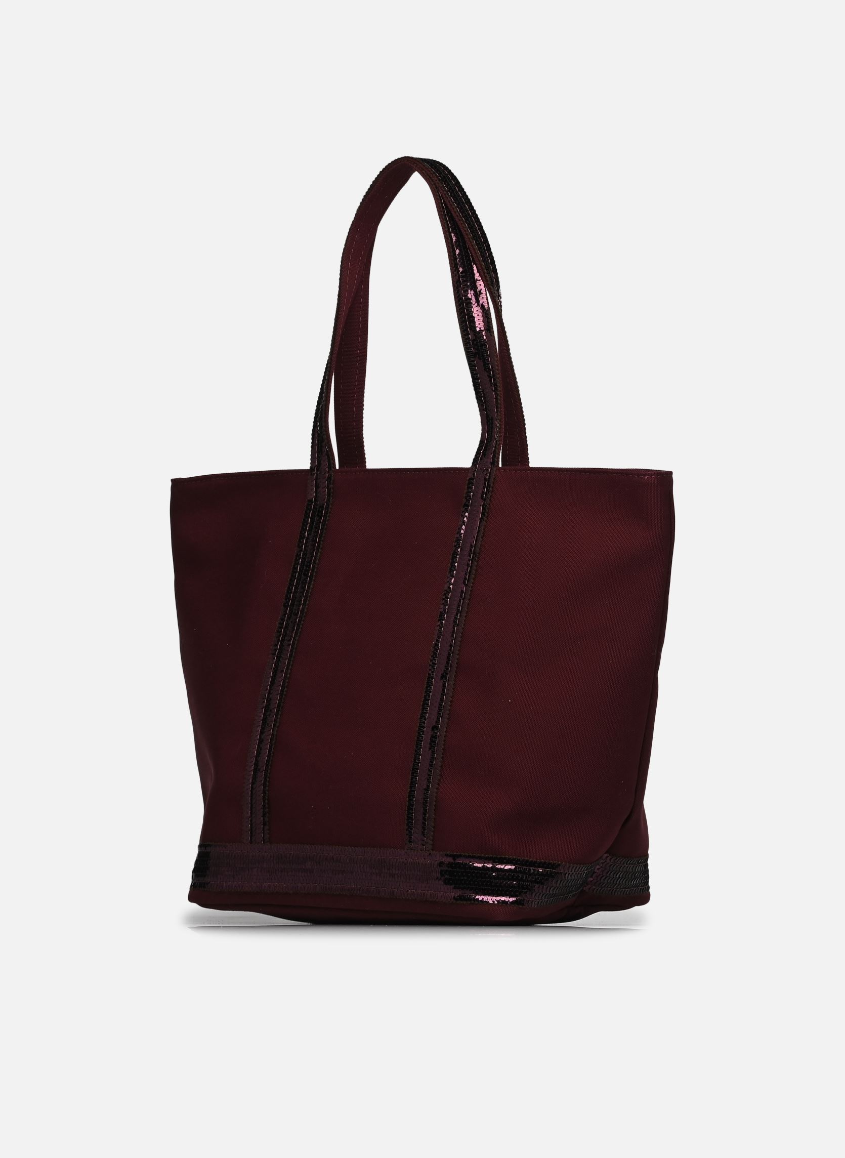 Shopper Cabas M Zippe Coton damen bordeaux Vanessa Bruno Shopper Cabas M Zippe Coton damen bordeaux POURPRE