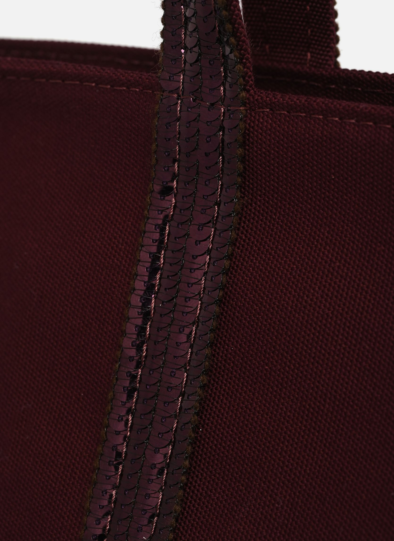 Shopper Cabas M Zippe Coton damen bordeaux Vanessa Bruno Shopper Cabas M Zippe Coton damen bordeaux POURPRE