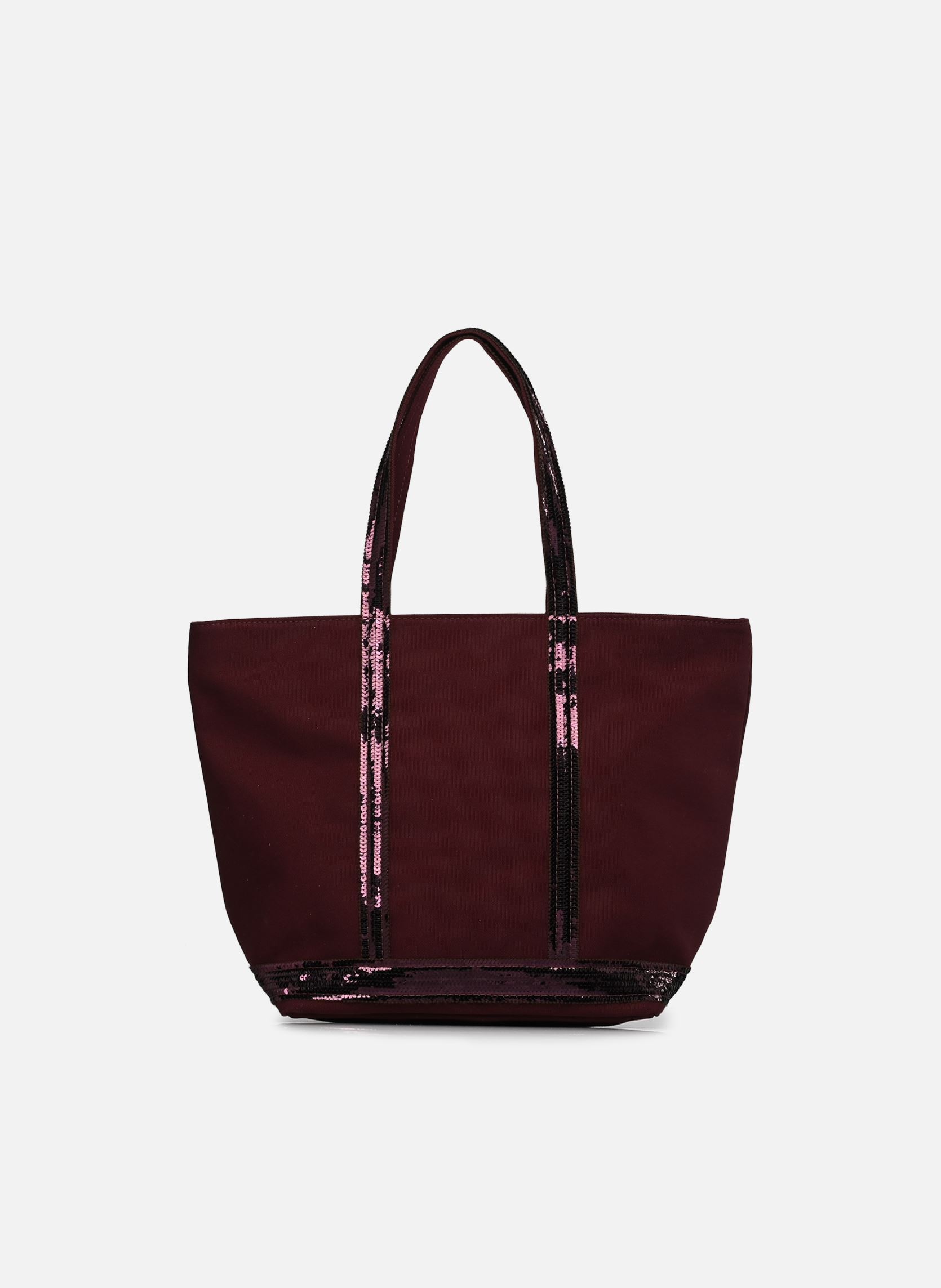 Shopper Cabas M Zippe Coton damen bordeaux Vanessa Bruno Shopper Cabas M Zippe Coton damen bordeaux POURPRE