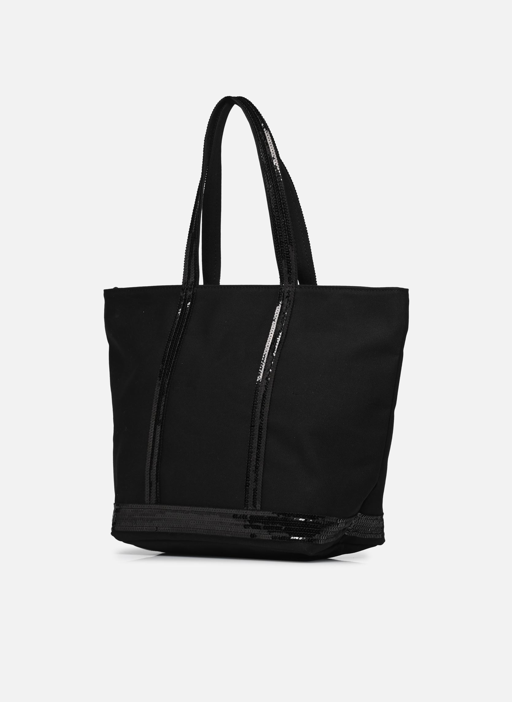 Cabas Cabas M Zippe Coton femme noir Vanessa Bruno Cabas Cabas M Zippe Coton femme noir NOIR