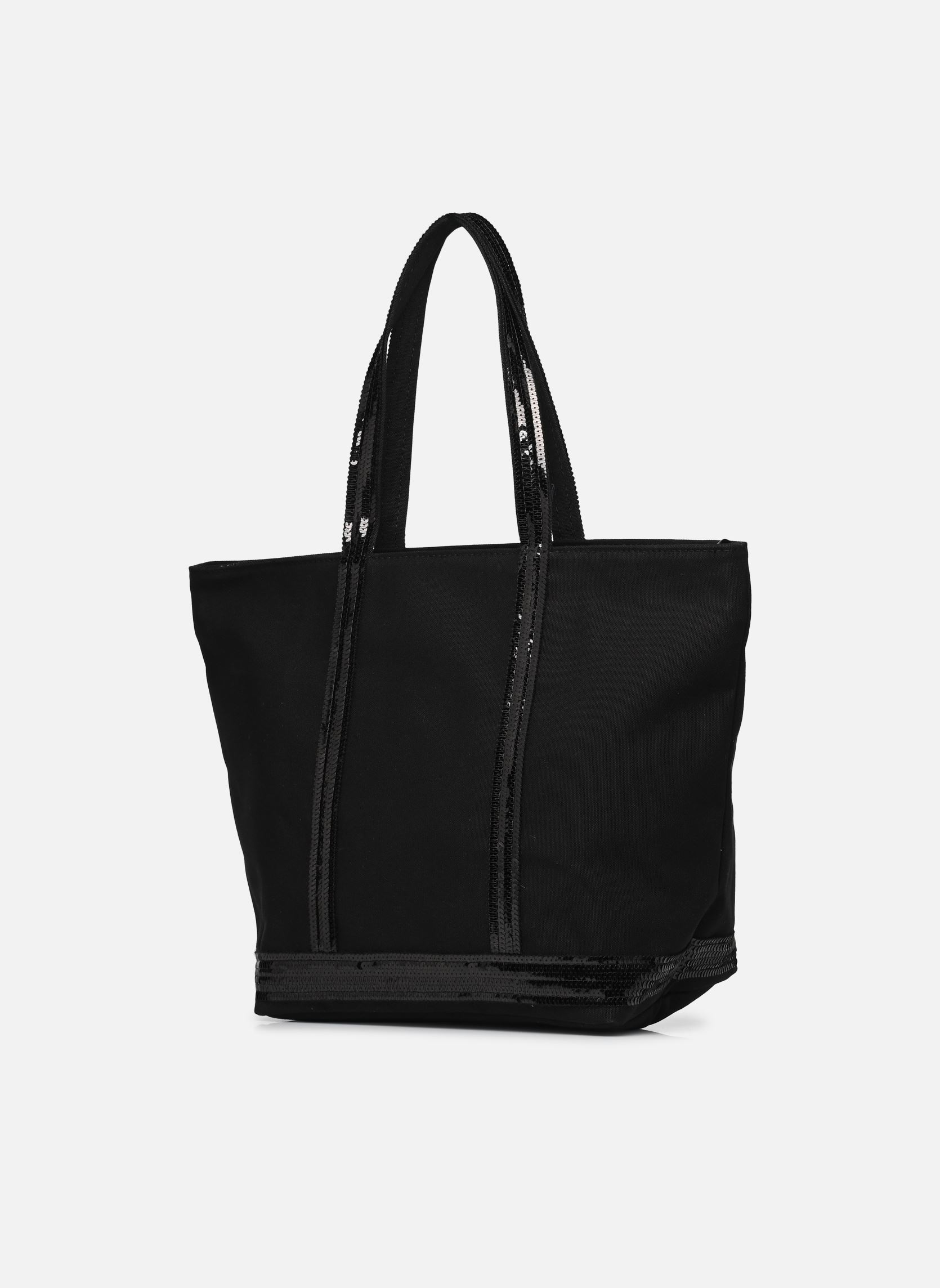 Cabas Cabas M Zippe Coton femme noir Vanessa Bruno Cabas Cabas M Zippe Coton femme noir NOIR