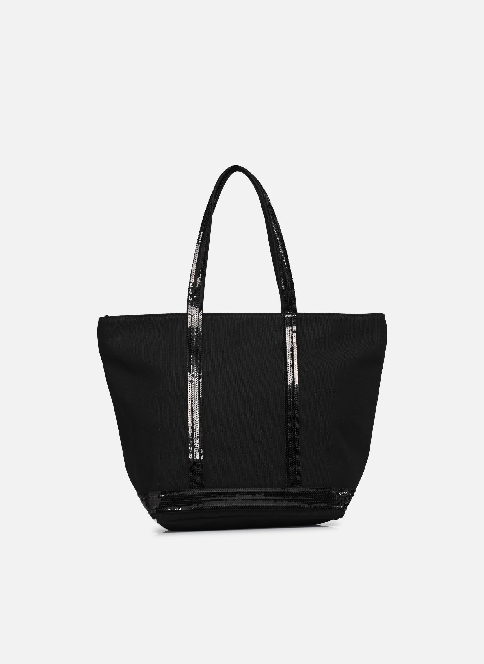 Cabas Cabas M Zippe Coton femme noir Vanessa Bruno Cabas Cabas M Zippe Coton femme noir NOIR