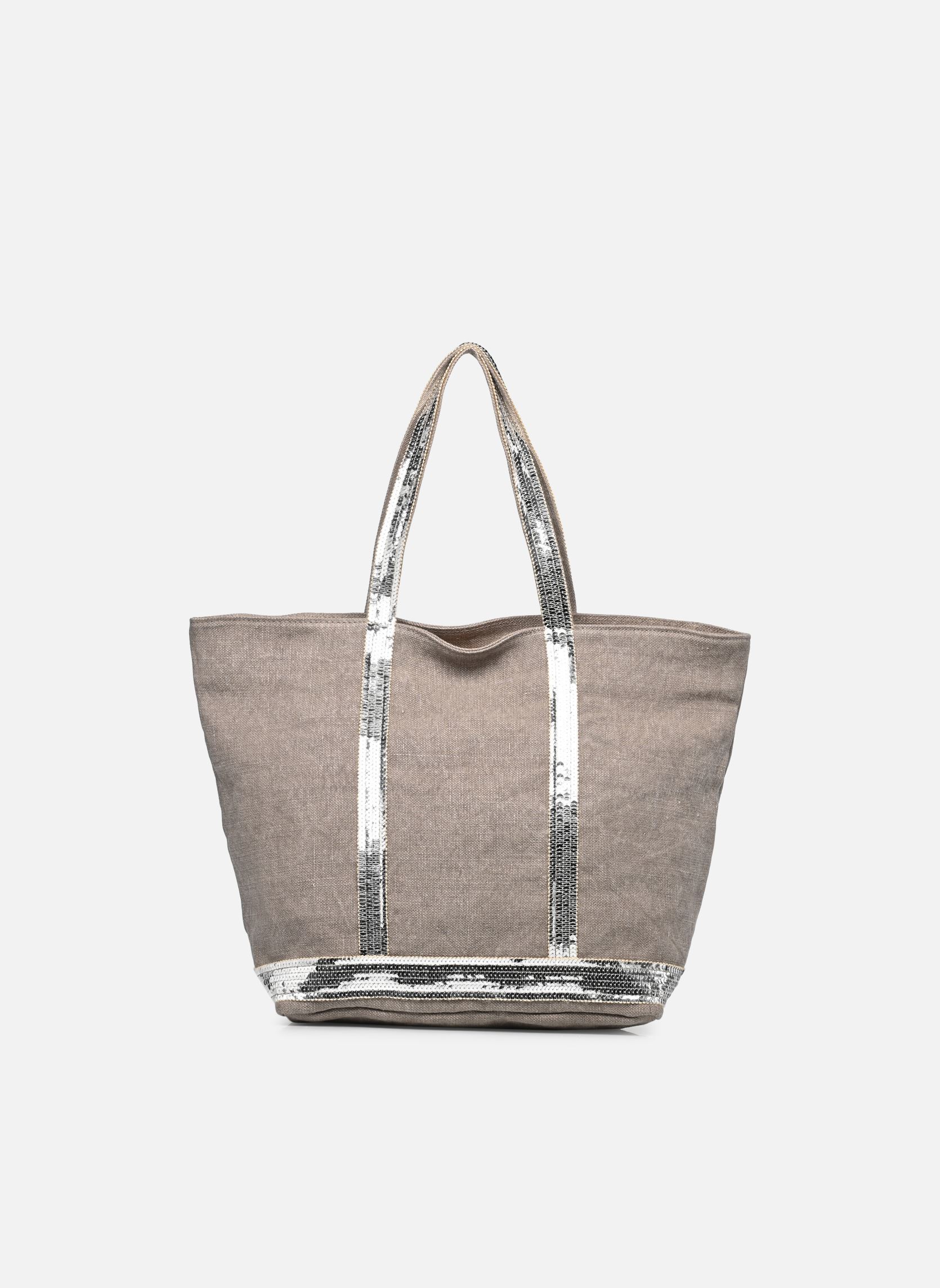 Bolsas de compra Cabas M Zippe Lin mujer marrón Vanessa Bruno Bolsas de compra Cabas M Zippe Lin mujer marrón CALCAIRE