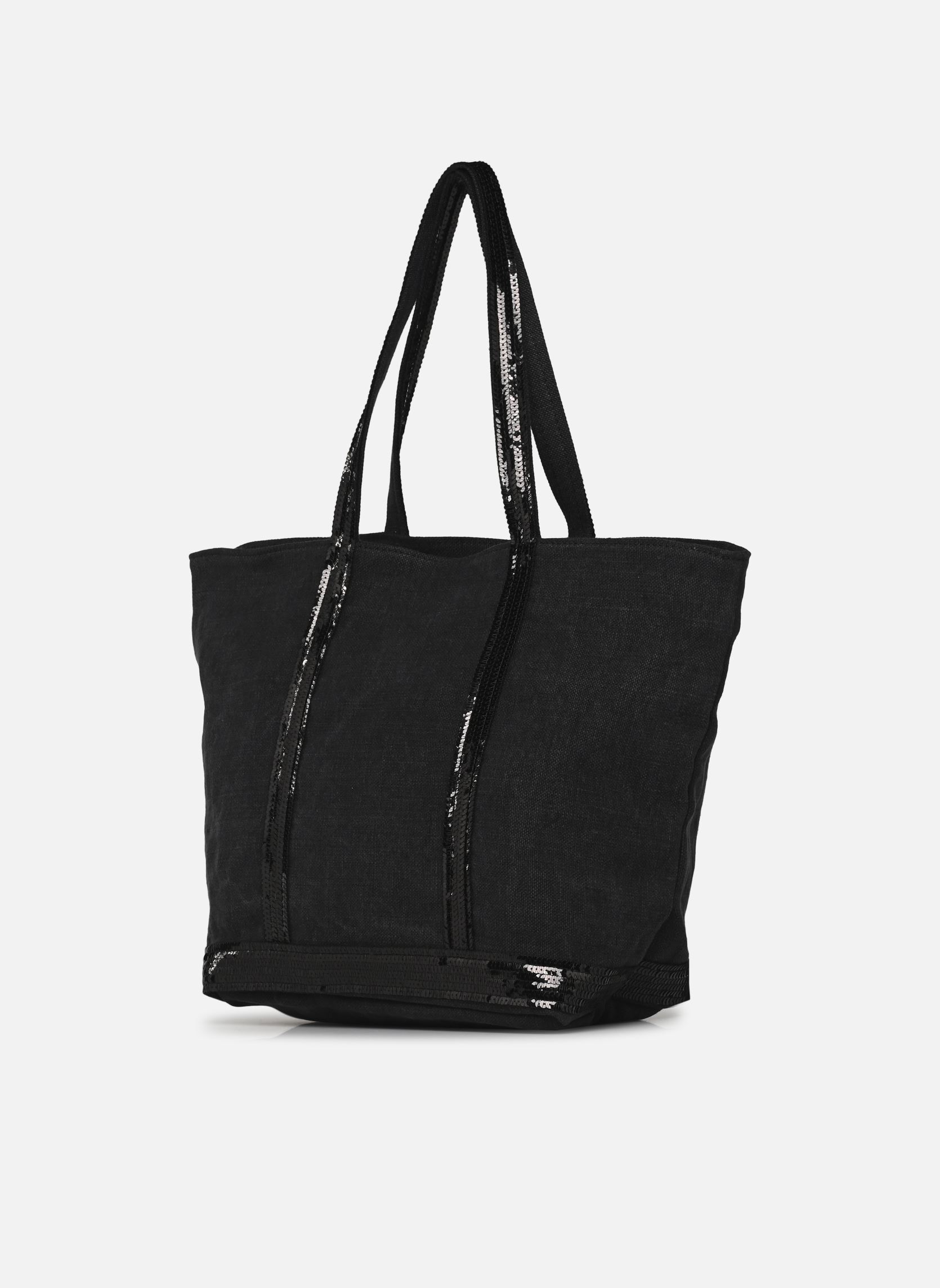 Shopper Cabas M Zippe Lin damen schwarz Vanessa Bruno Shopper Cabas M Zippe Lin damen schwarz NOIR