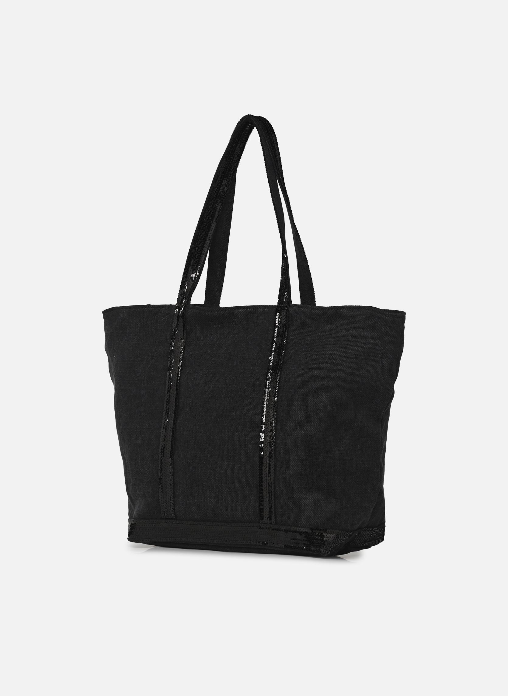 Shopper Cabas M Zippe Lin damen schwarz Vanessa Bruno Shopper Cabas M Zippe Lin damen schwarz NOIR