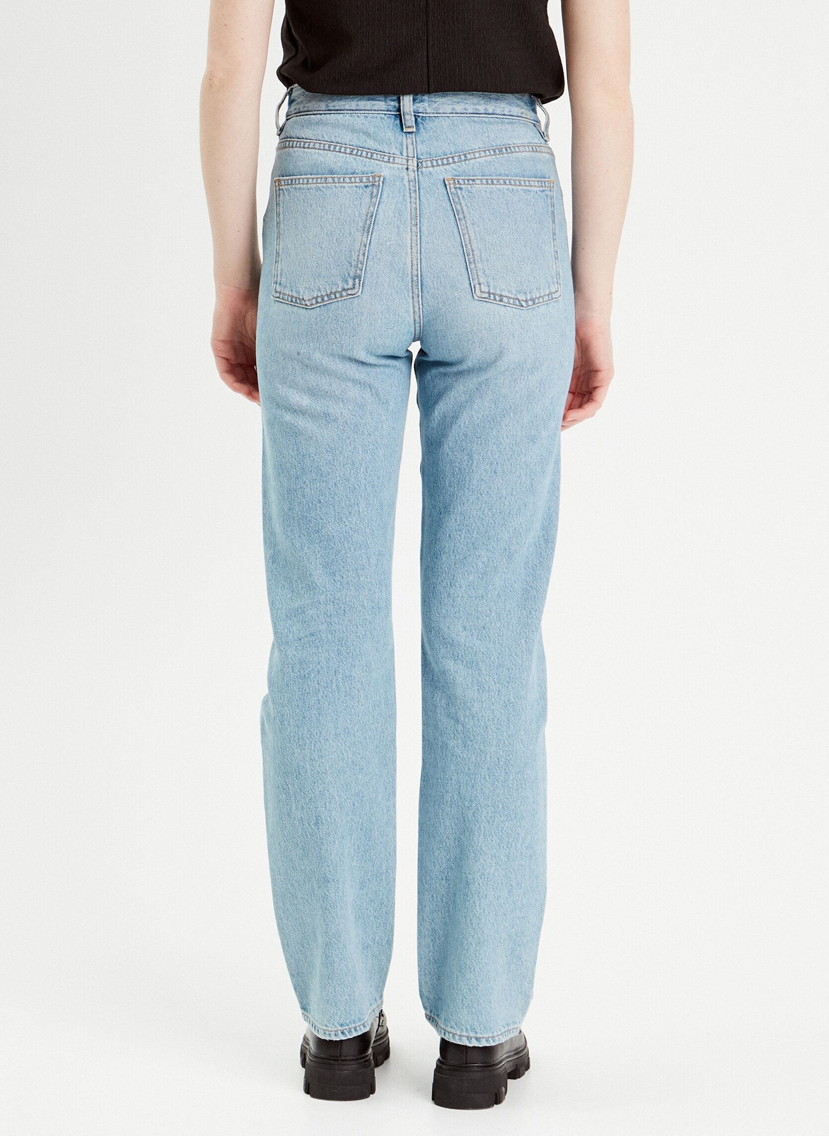 Rechte jeans / Straight Leg Jeans ISTAHO-TAJE dames blauw Cache Cache Rechte jeans / Straight Leg Jeans ISTAHO-TAJE dames blauw DENIM DOUBLE STONE