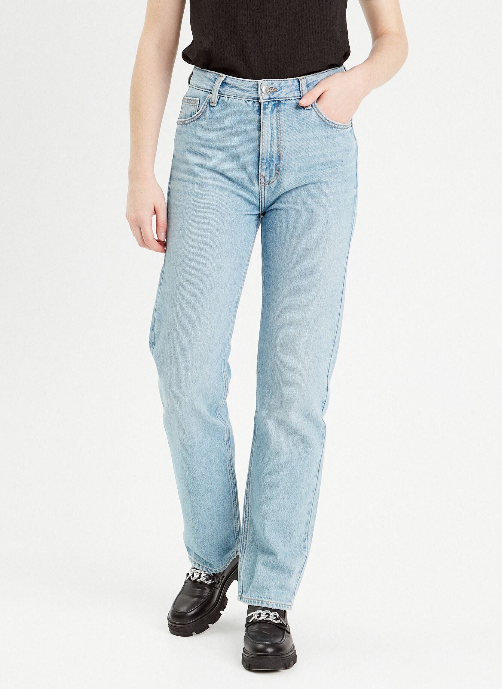 Rechte jeans / Straight Leg Jeans ISTAHO-TAJE dames blauw Cache Cache Rechte jeans / Straight Leg Jeans ISTAHO-TAJE dames blauw DENIM DOUBLE STONE