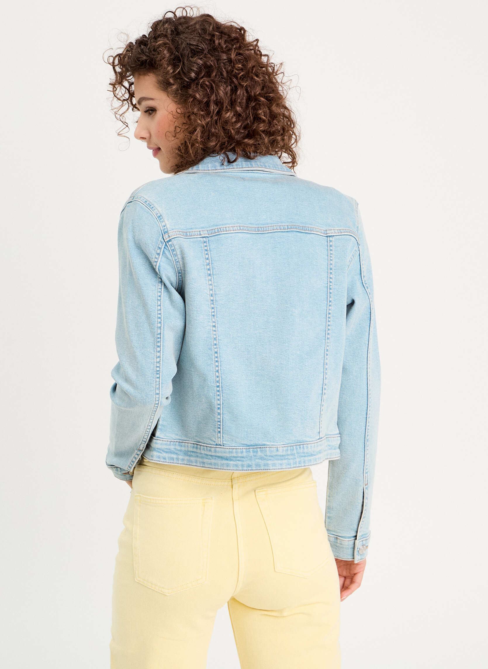 Giacche in jeans JEABAZBIS donna blu Cache Cache Giacche in jeans JEABAZBIS donna blu DENIM BLEACH