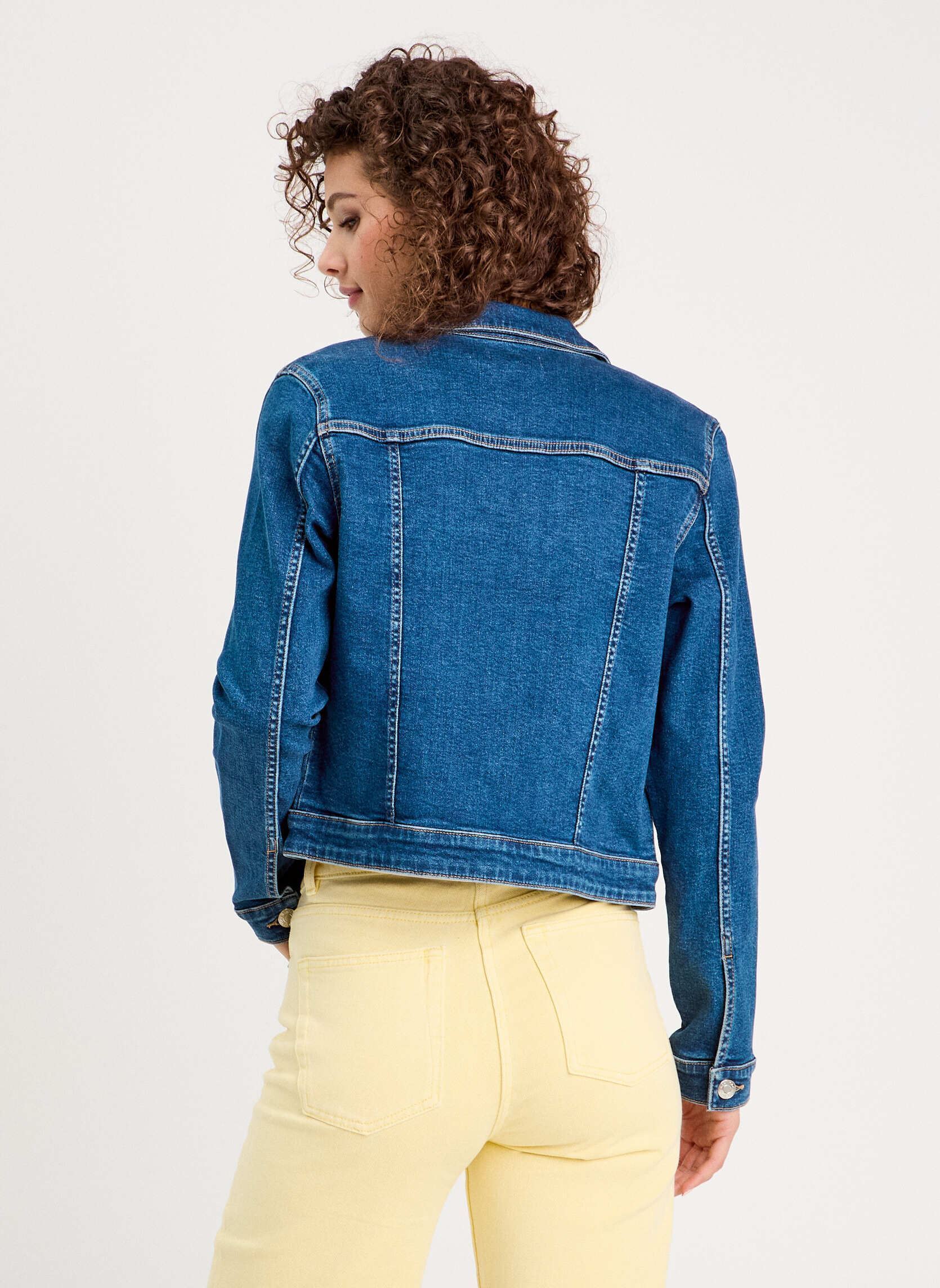 Giacche in jeans JEABAZBIS donna blu Cache Cache Giacche in jeans JEABAZBIS donna blu DENIM STONE