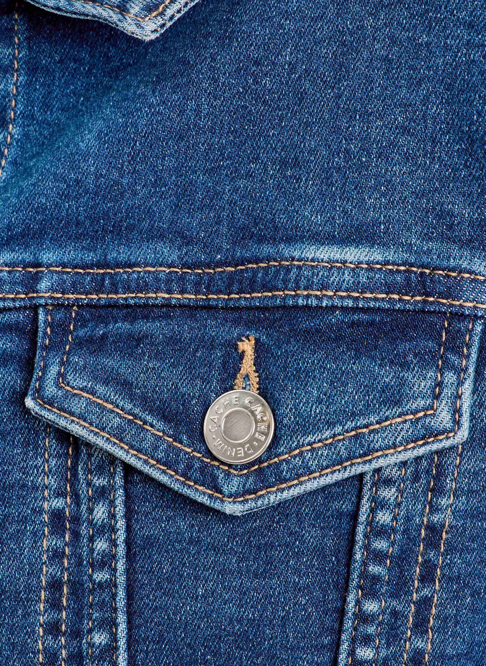 Giacche in jeans JEABAZBIS donna blu Cache Cache Giacche in jeans JEABAZBIS donna blu DENIM STONE