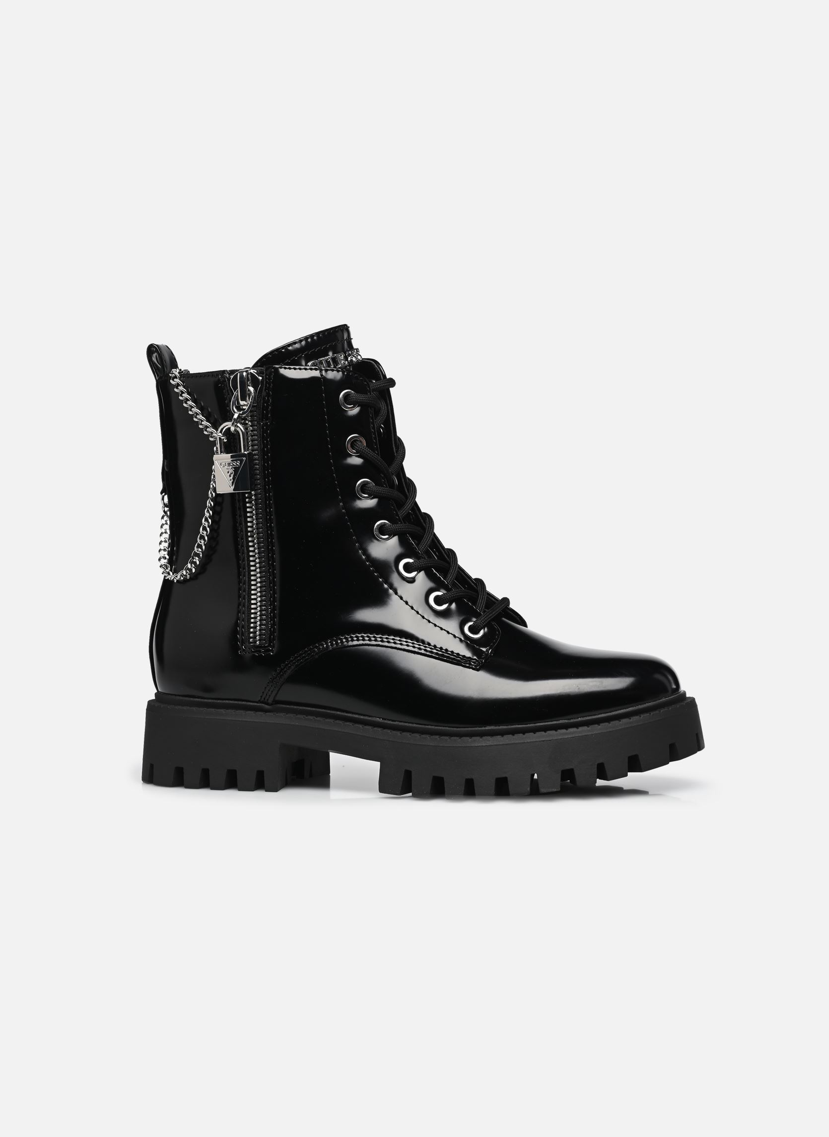 Bottines à lacets FIORELO femme noir Guess Bottines à lacets FIORELO femme noir Black