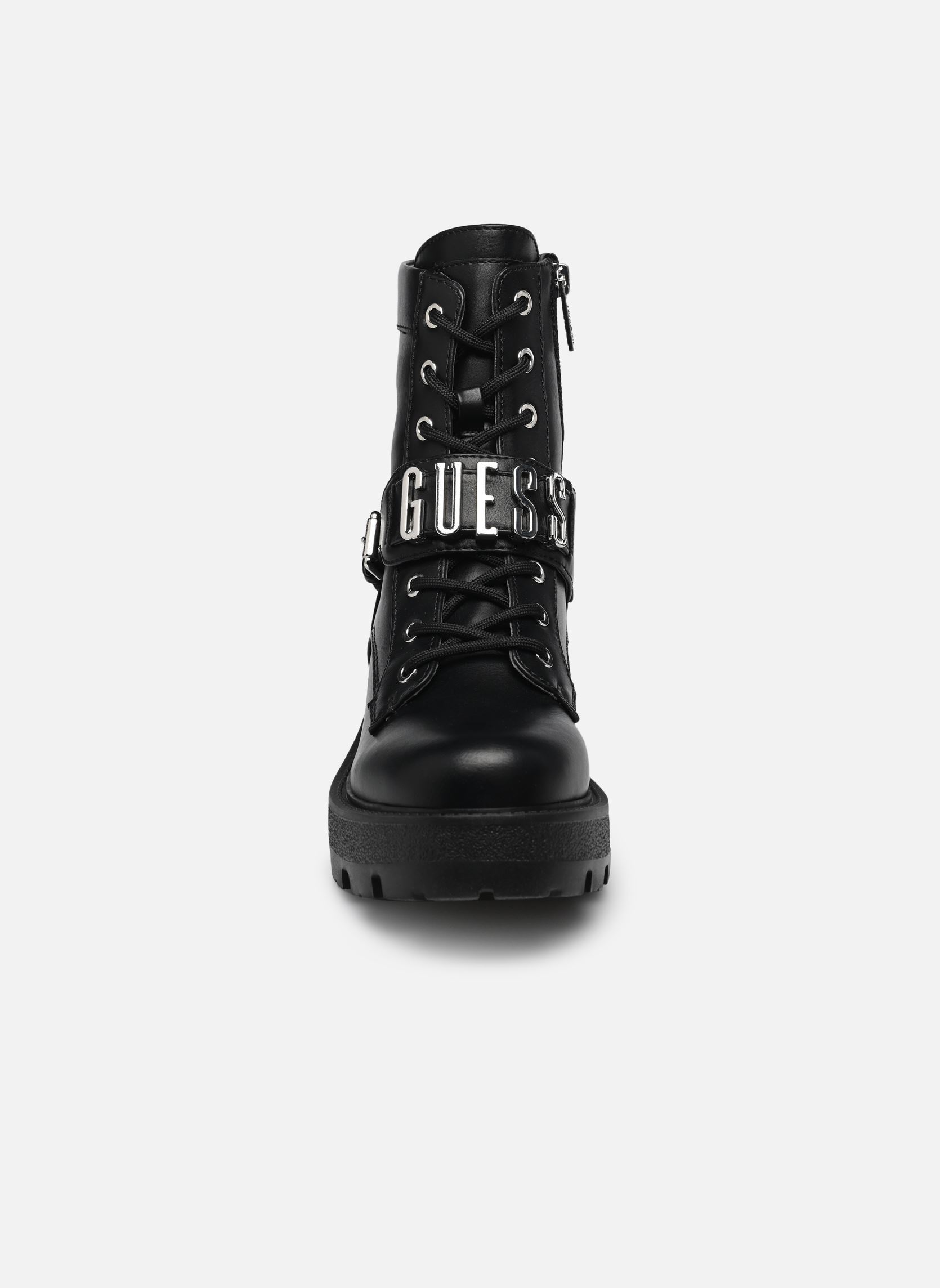Veterlaarsjes YANZY dames zwart Guess Veterlaarsjes YANZY dames zwart Black