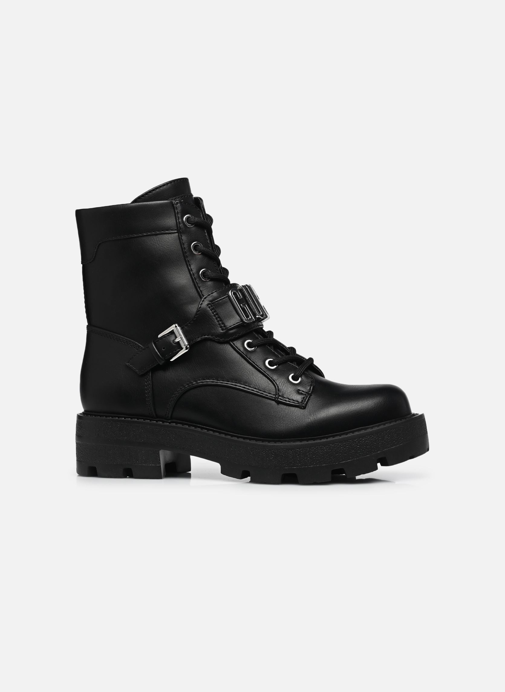 Veterlaarsjes YANZY dames zwart Guess Veterlaarsjes YANZY dames zwart Black