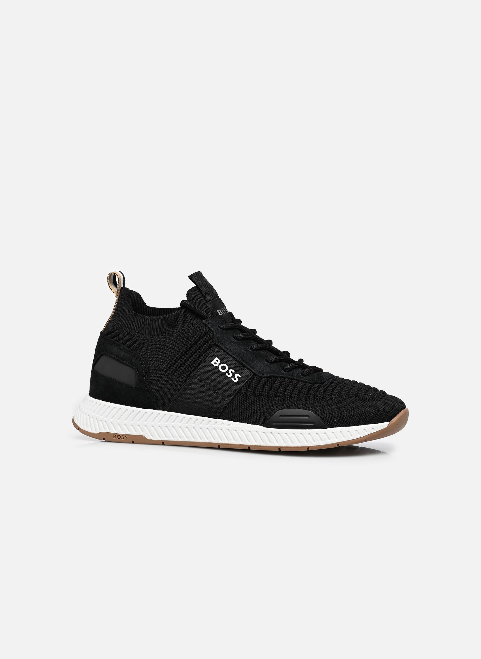 Baskets Titanium_Runn_knst_N homme noir BOSS Baskets Titanium_Runn_knst_N homme noir CHARCOAL