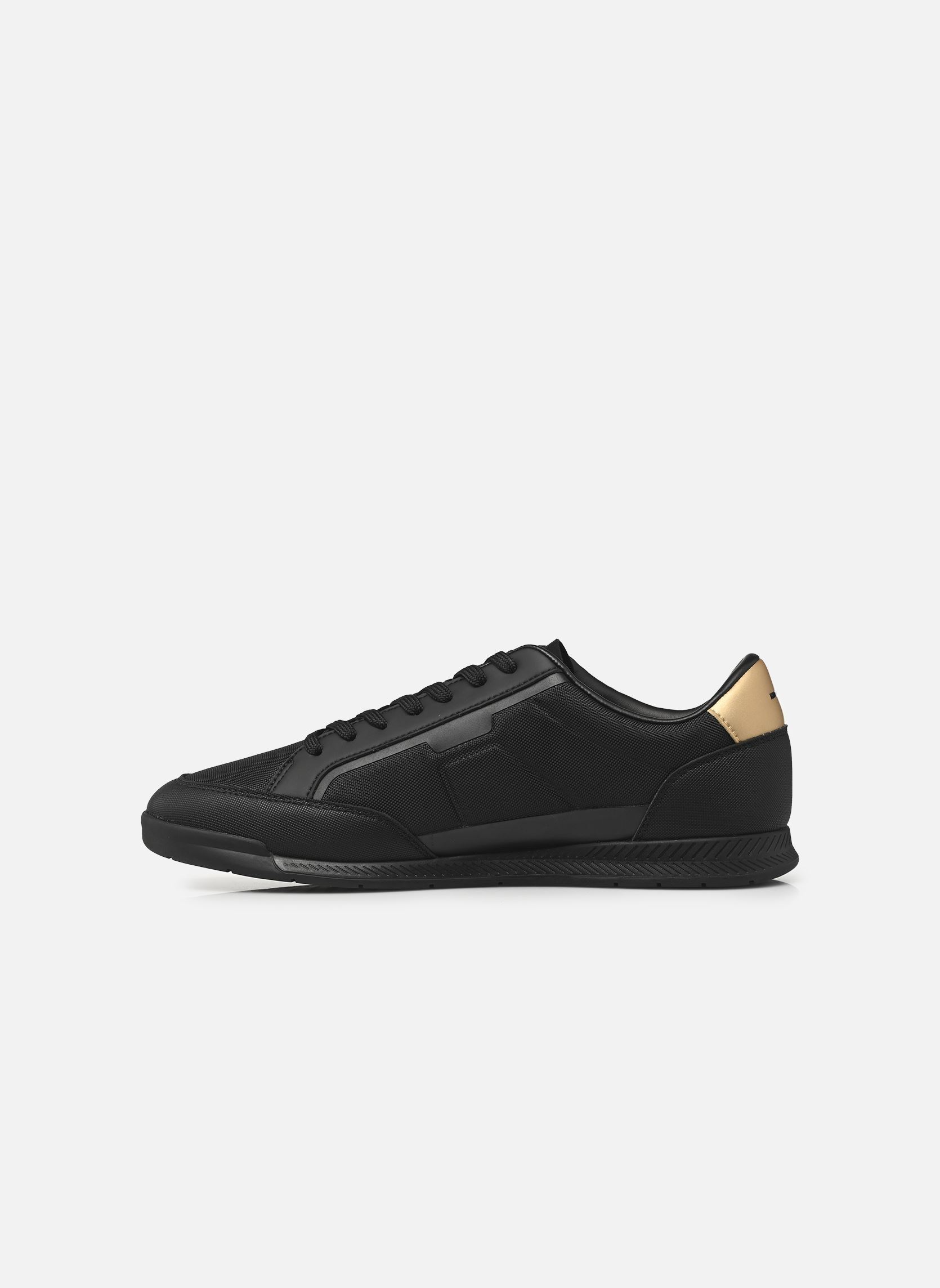 Baskets Nitan_Lowp_txthem homme noir BOSS Baskets Nitan_Lowp_txthem homme noir Black