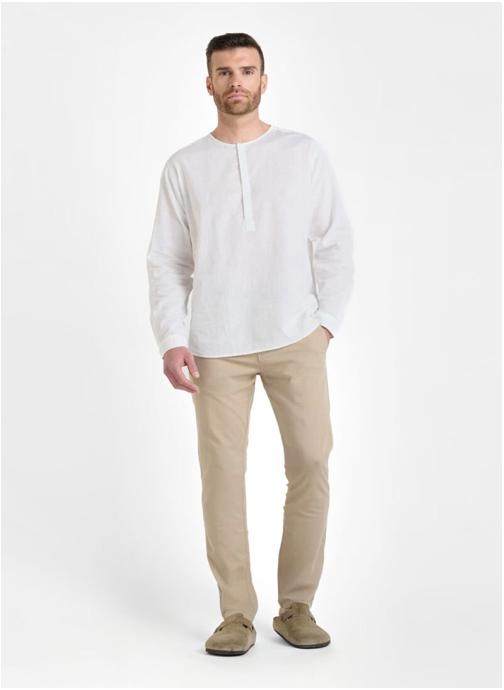 Le temps des cerises Chemises Chemise NATIS White homme blanc