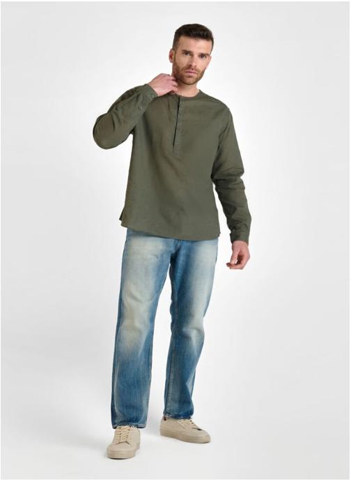 Le temps des cerises Chemises Chemise NATIS Khaki homme vert