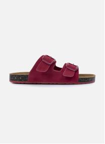 Sandales Mules sandales Femme Double Bride cuir camel Léopard femme bleu