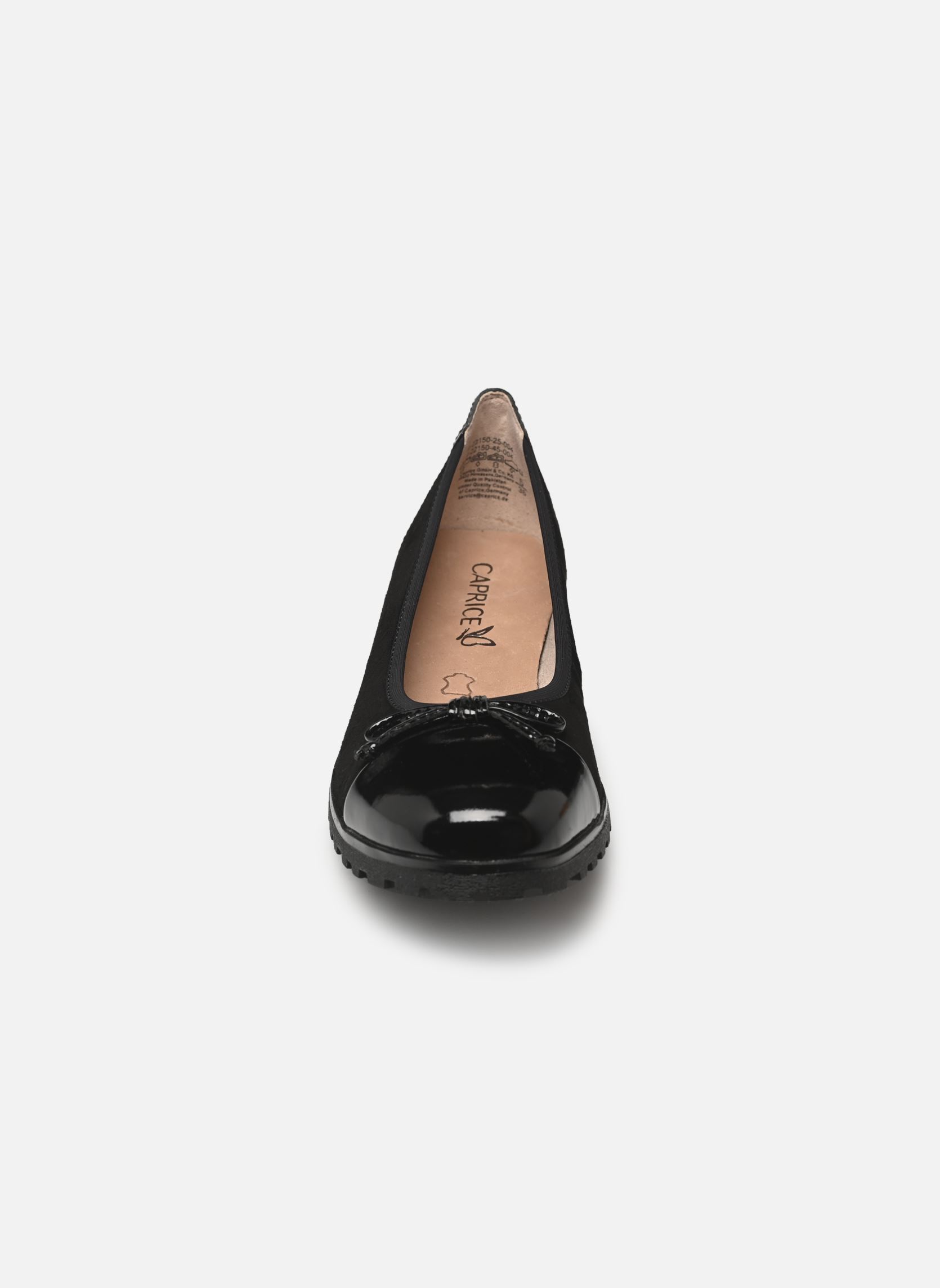 Klassische Ballerinas 22150-45 damen schwarz Caprice Klassische Ballerinas 22150-45 damen schwarz BLACK SUEDE