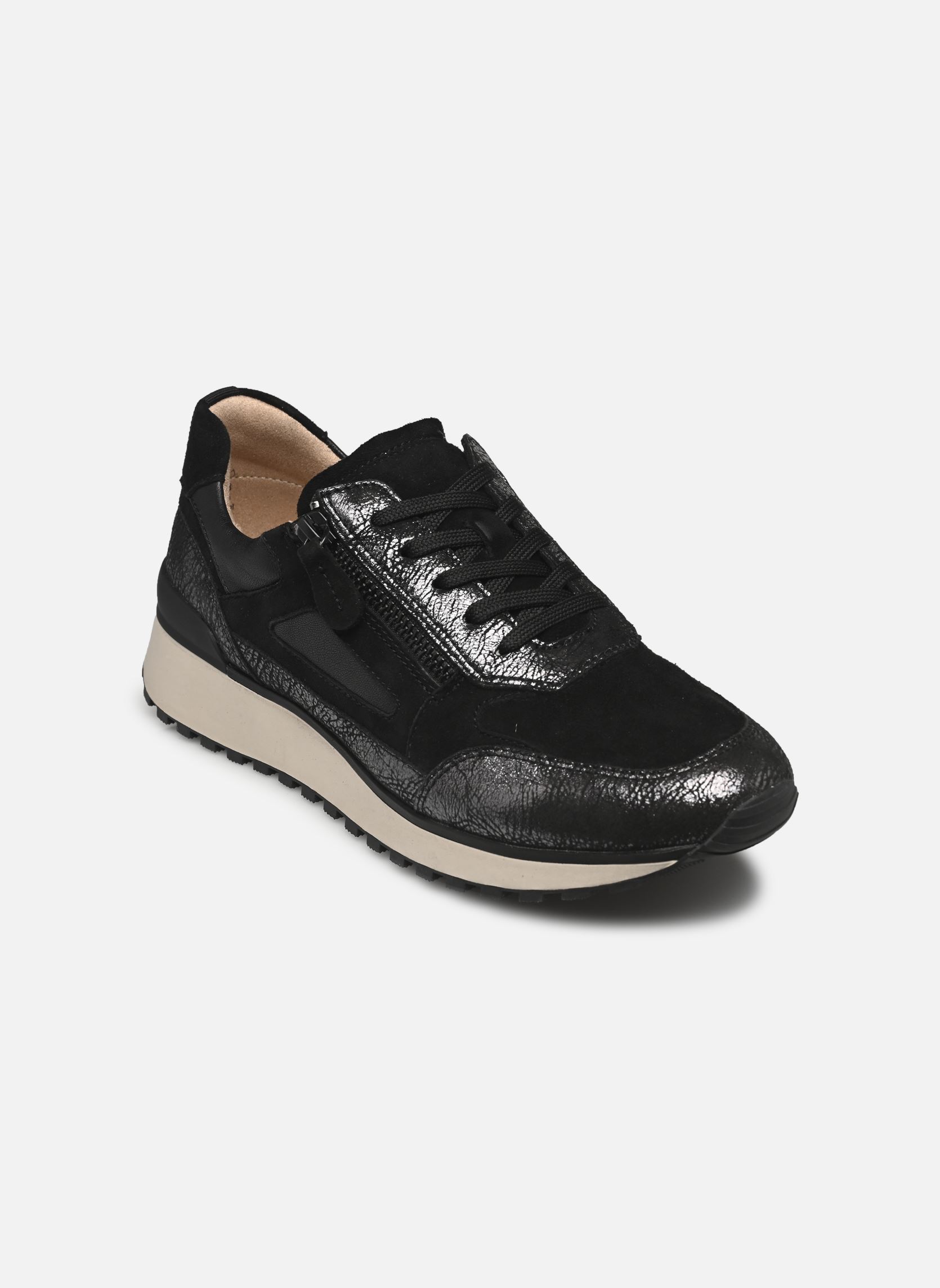 Lage sneakers 23702-45 dames zwart Caprice Lage sneakers 23702-45 dames zwart BLACK COMB