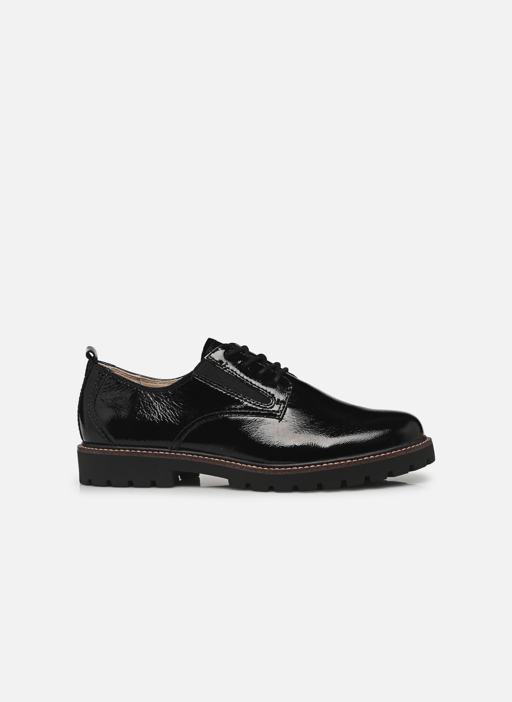 Derbys 23703-45 damen schwarz Caprice Derbys 23703-45 damen schwarz BLACK NAPLAK