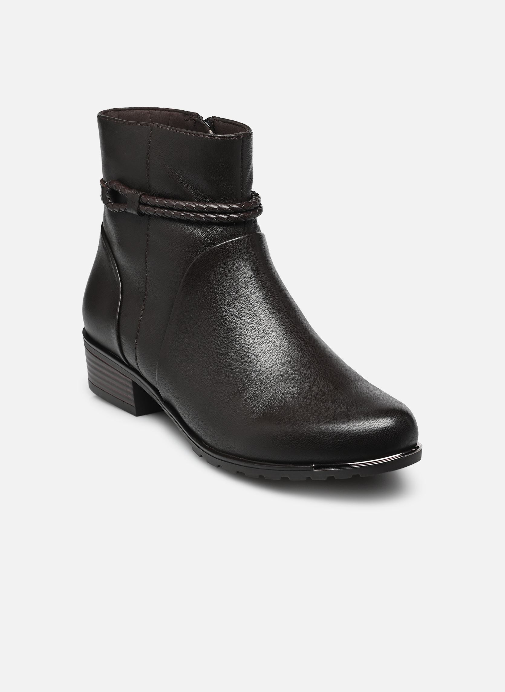 Bottines et boots 25404-45 femme marron Caprice Bottines et boots 25404-45 femme marron DK BROWN NAPPA