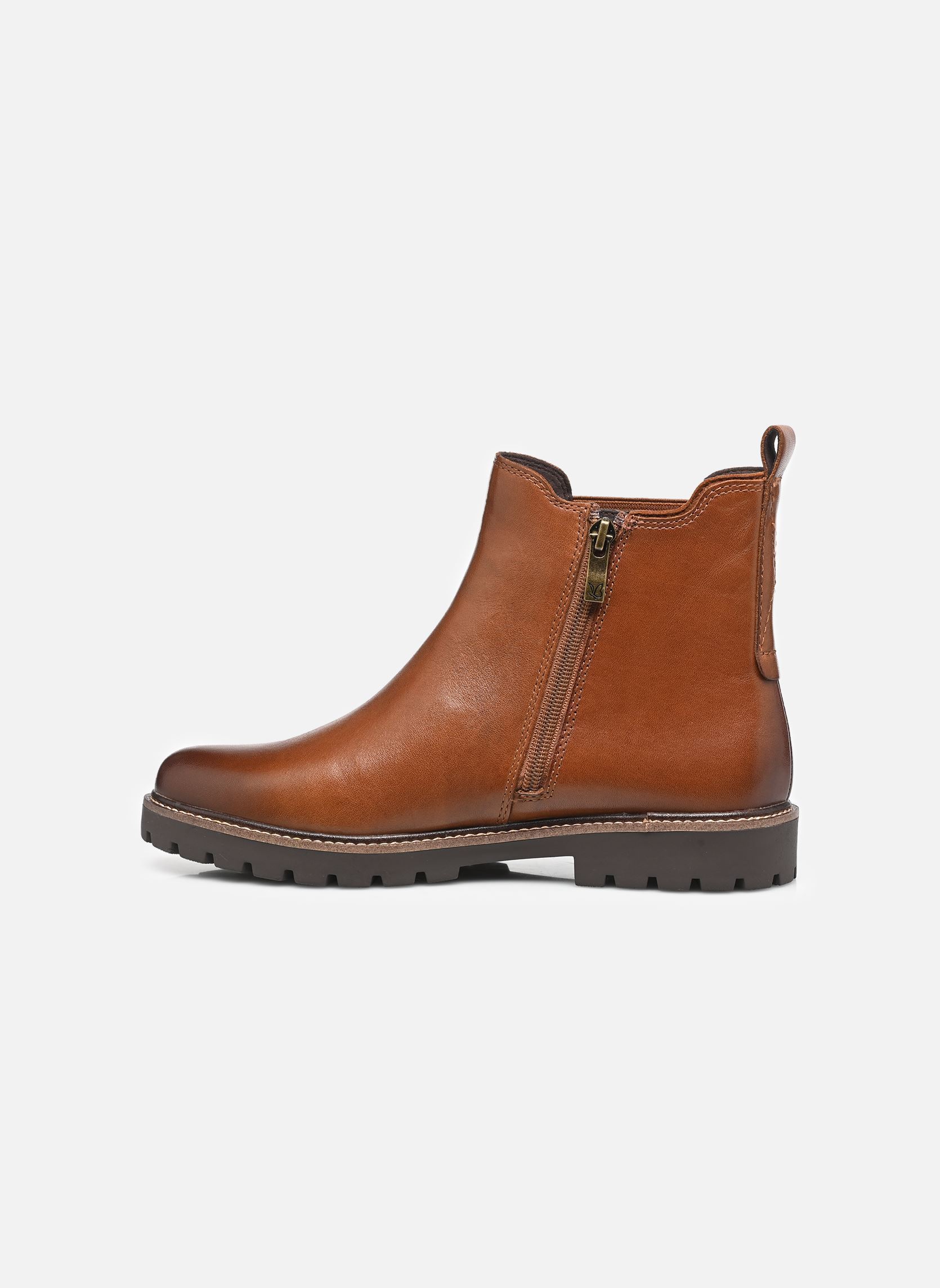 Bottines et boots 25412-45 femme marron Caprice Bottines et boots 25412-45 femme marron COGNAC NAPPA