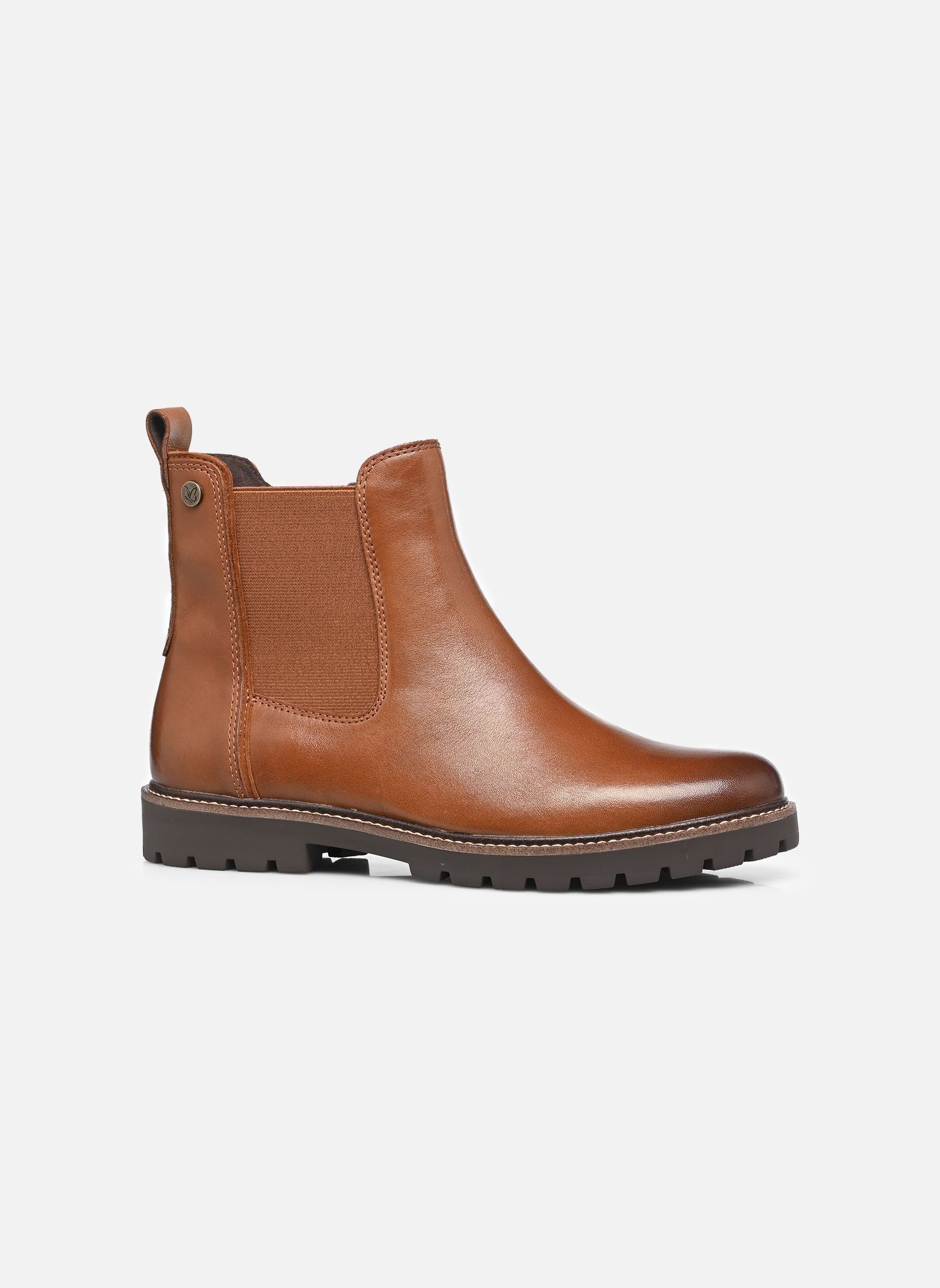 Bottines et boots 25412-45 femme marron Caprice Bottines et boots 25412-45 femme marron COGNAC NAPPA
