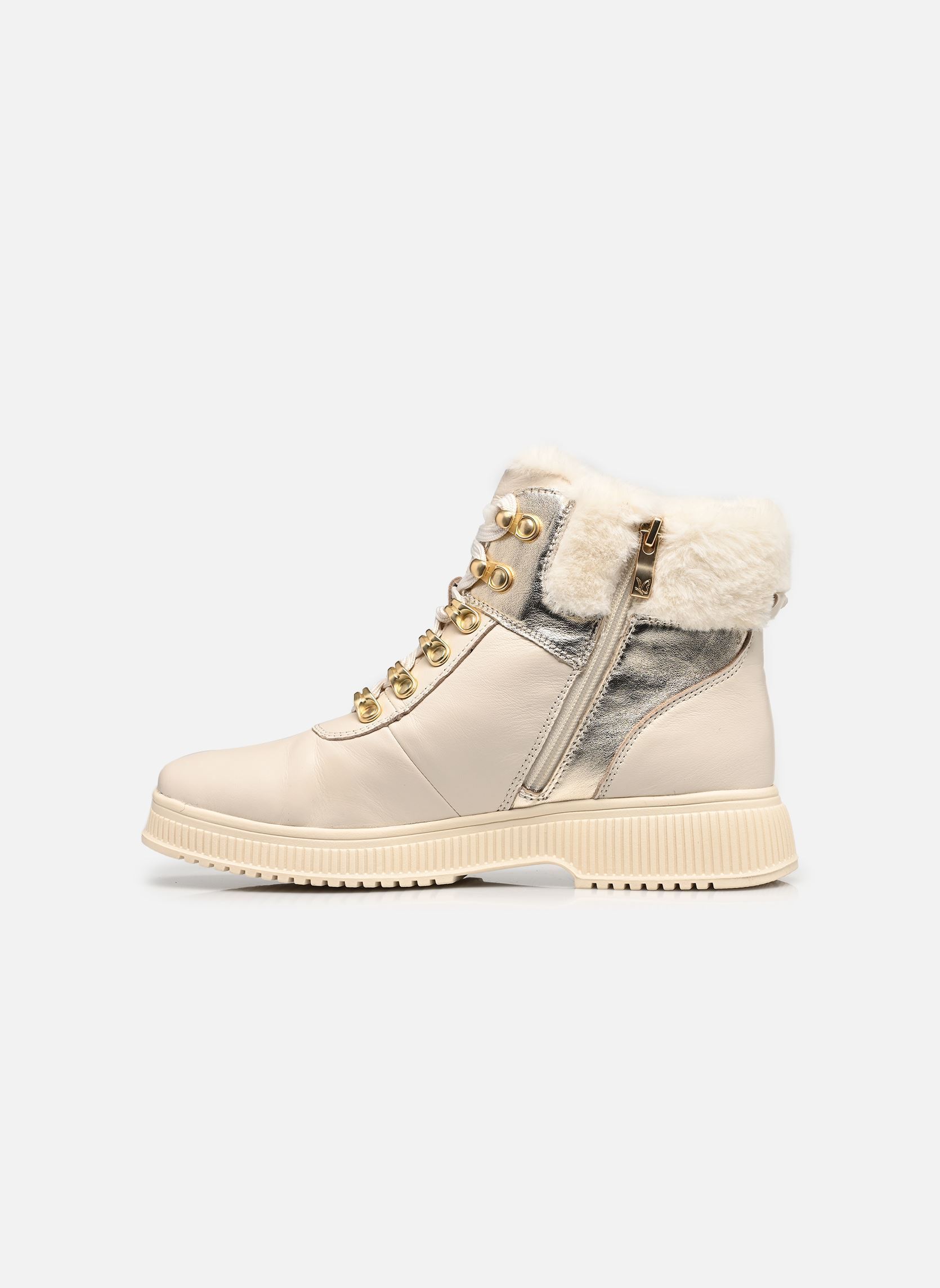 Gefütterte Stiefeletten 26206-45 damen weiß Caprice Gefütterte Stiefeletten 26206-45 damen weiß OFFWHITE COMB