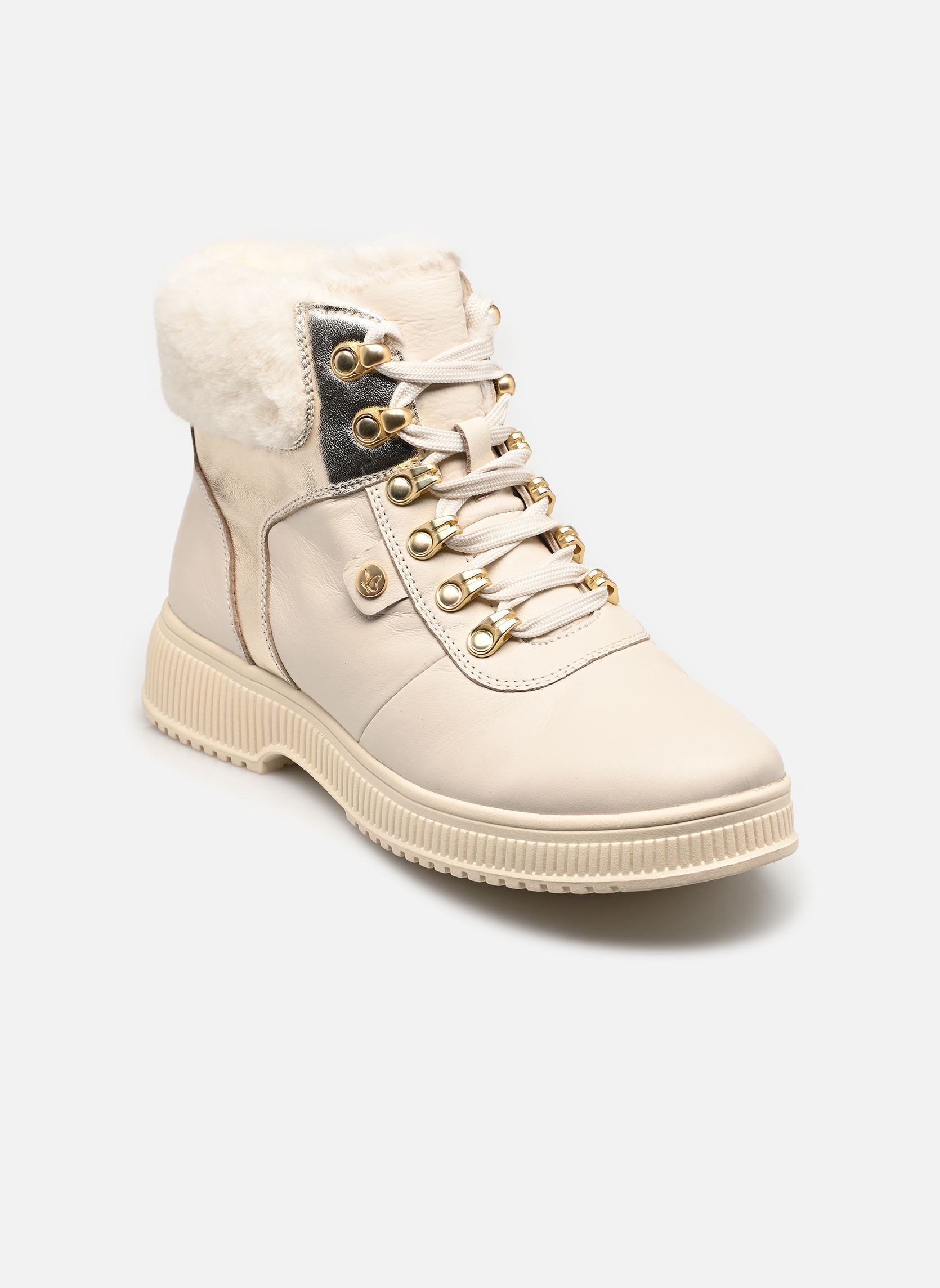 Gefütterte Stiefeletten 26206-45 damen weiß Caprice Gefütterte Stiefeletten 26206-45 damen weiß OFFWHITE COMB
