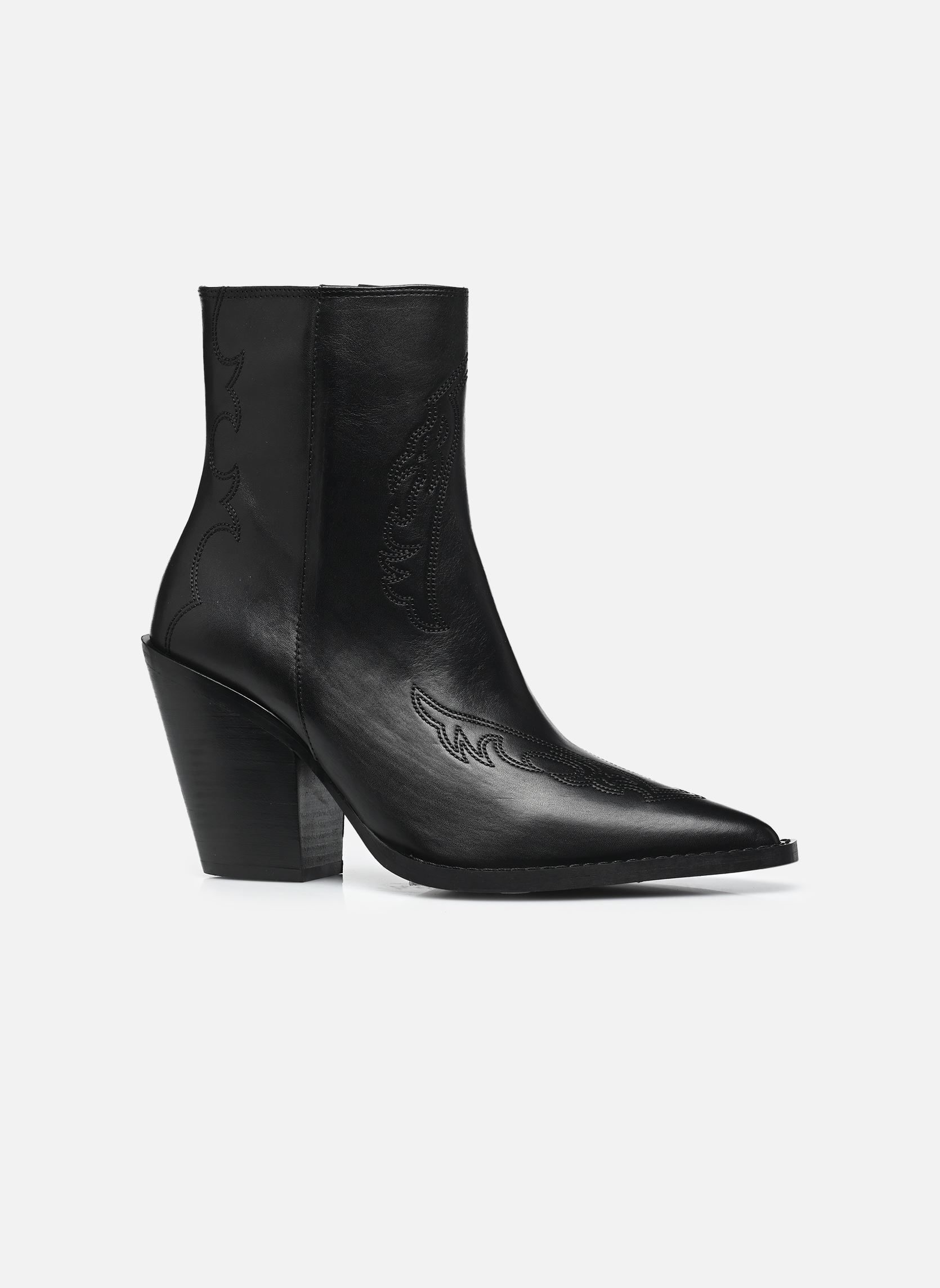 Bottines basses AFCH27031K femme noir The Kooples Bottines basses AFCH27031K femme noir BLA01