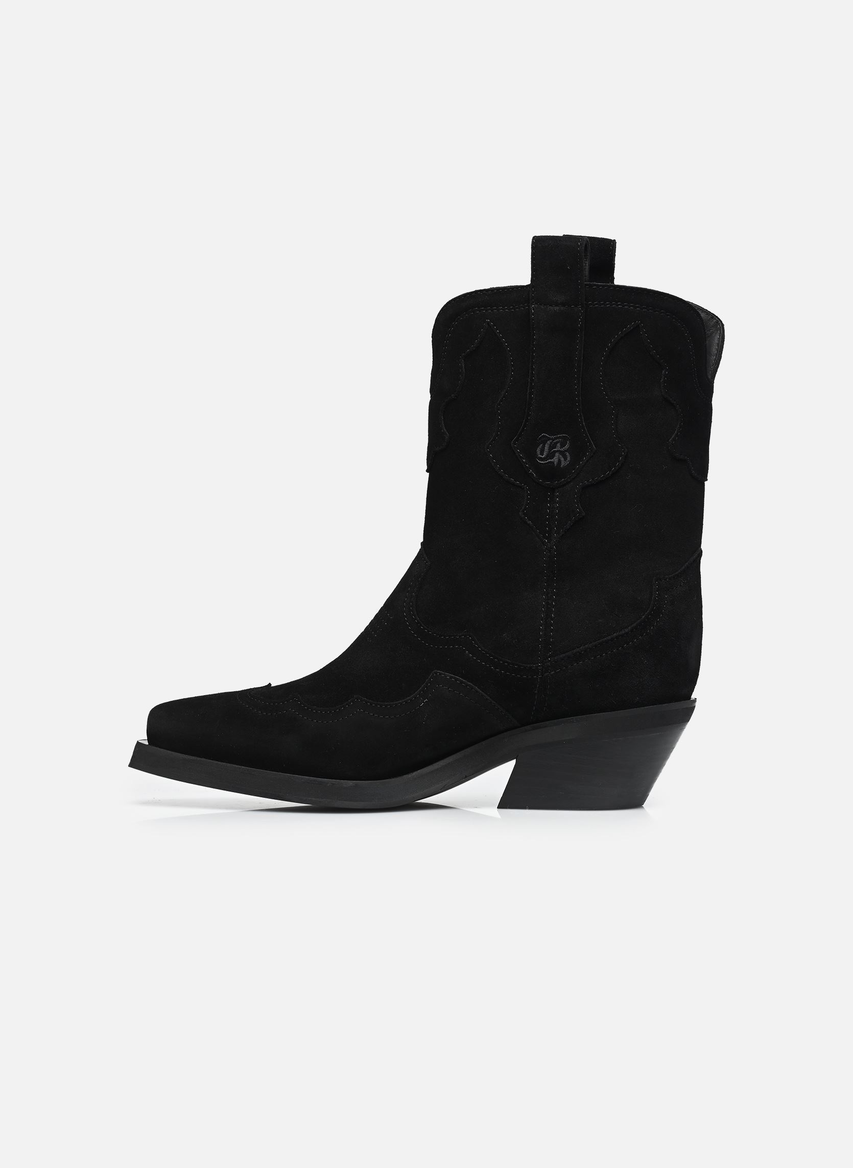 Botines bajos AFCH28025K mujer negro The Kooples Botines bajos AFCH28025K mujer negro BLA01