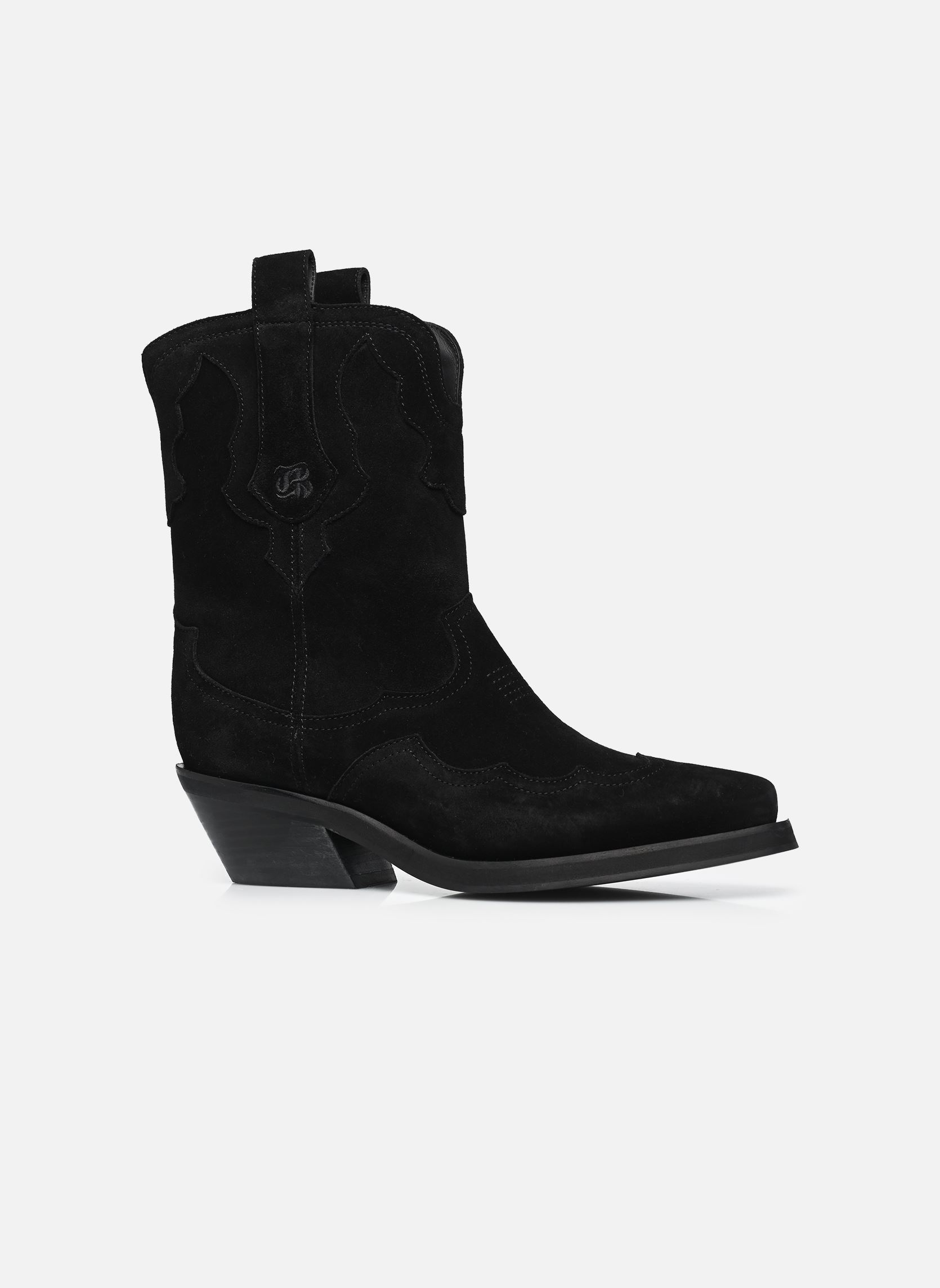 Botines bajos AFCH28025K mujer negro The Kooples Botines bajos AFCH28025K mujer negro BLA01