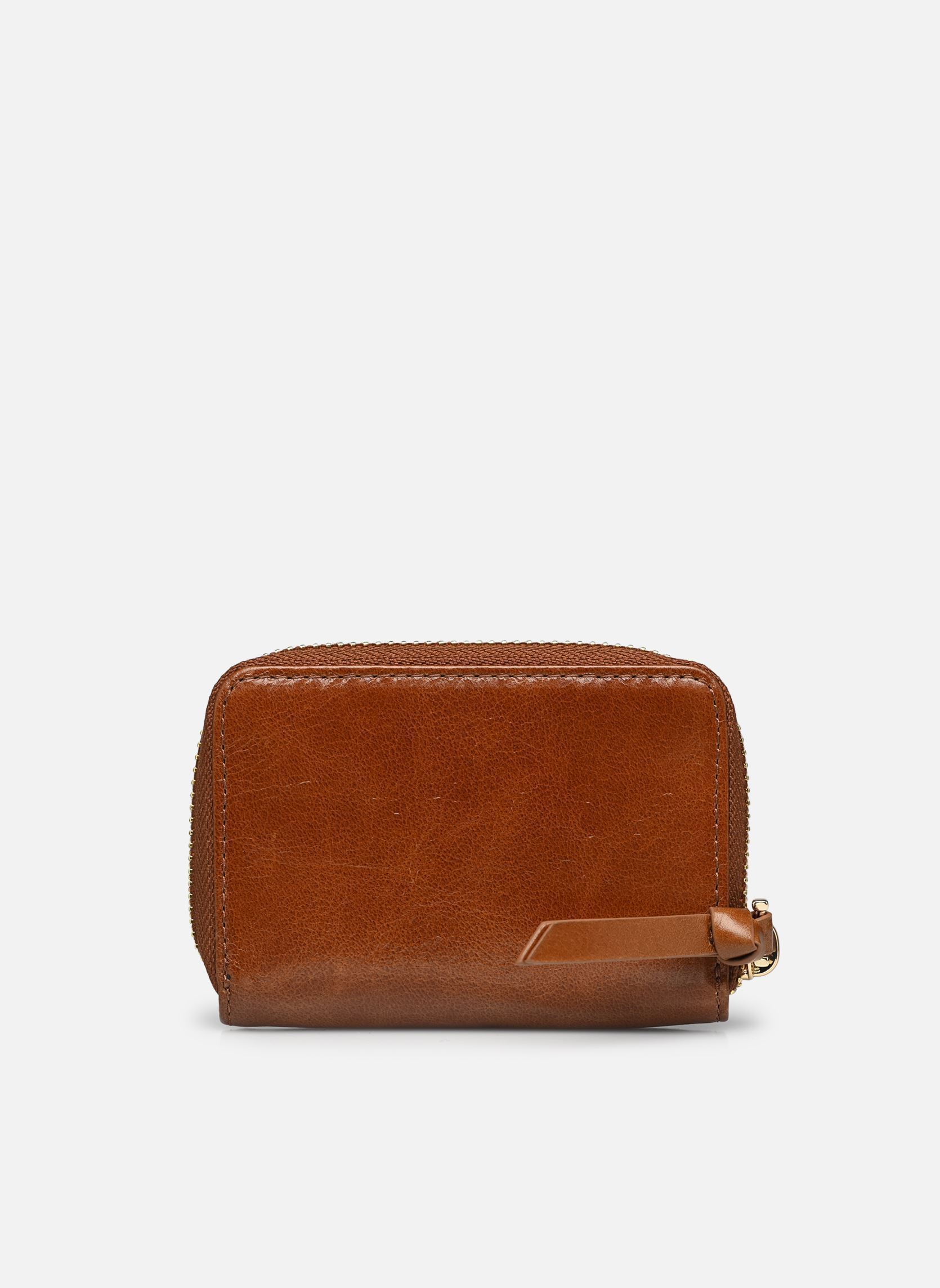 Portemonnees met rits AFPM31007K dames bruin The Kooples Portemonnees met rits AFPM31007K dames bruin BRW01