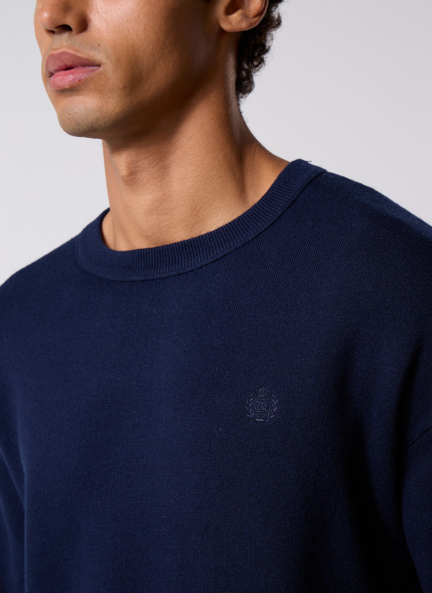 Pulls HPUL31126K homme bleu The Kooples Pulls HPUL31126K homme bleu Nav01