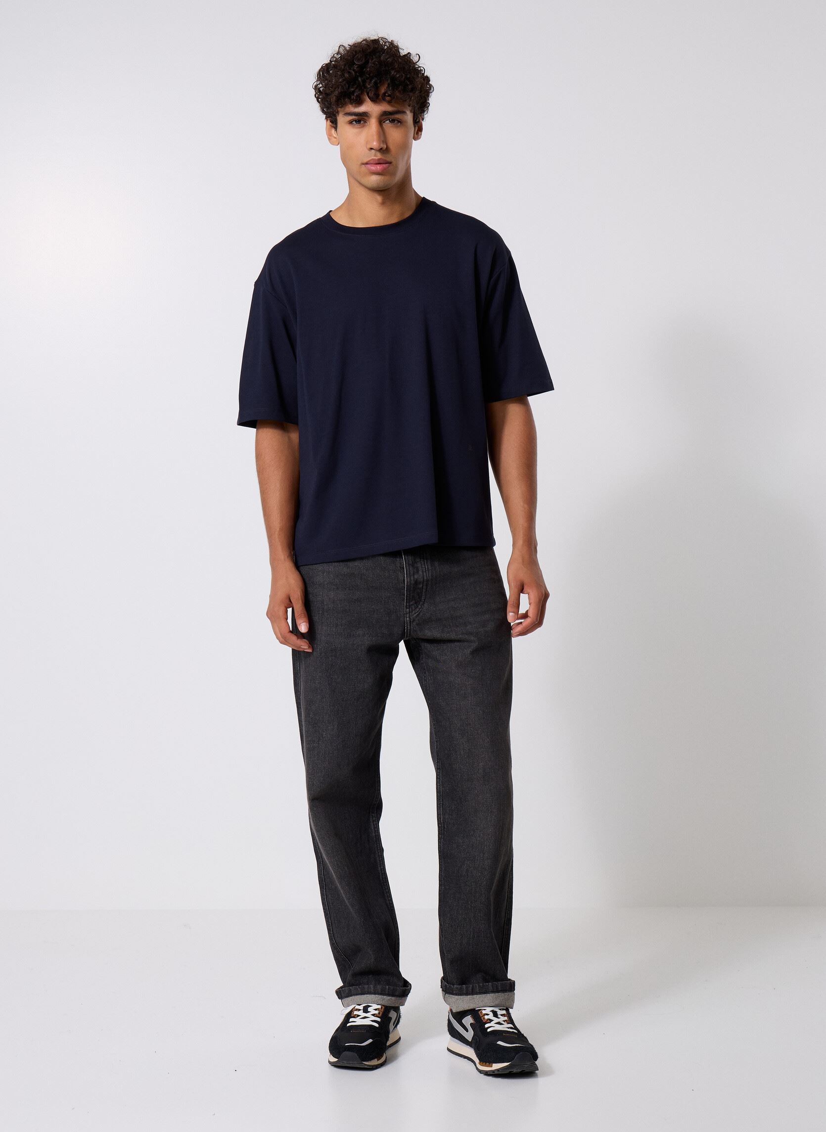 Tee-shirts manches courtes HTSC31048K homme bleu The Kooples Tee-shirts manches courtes HTSC31048K homme bleu NAV01