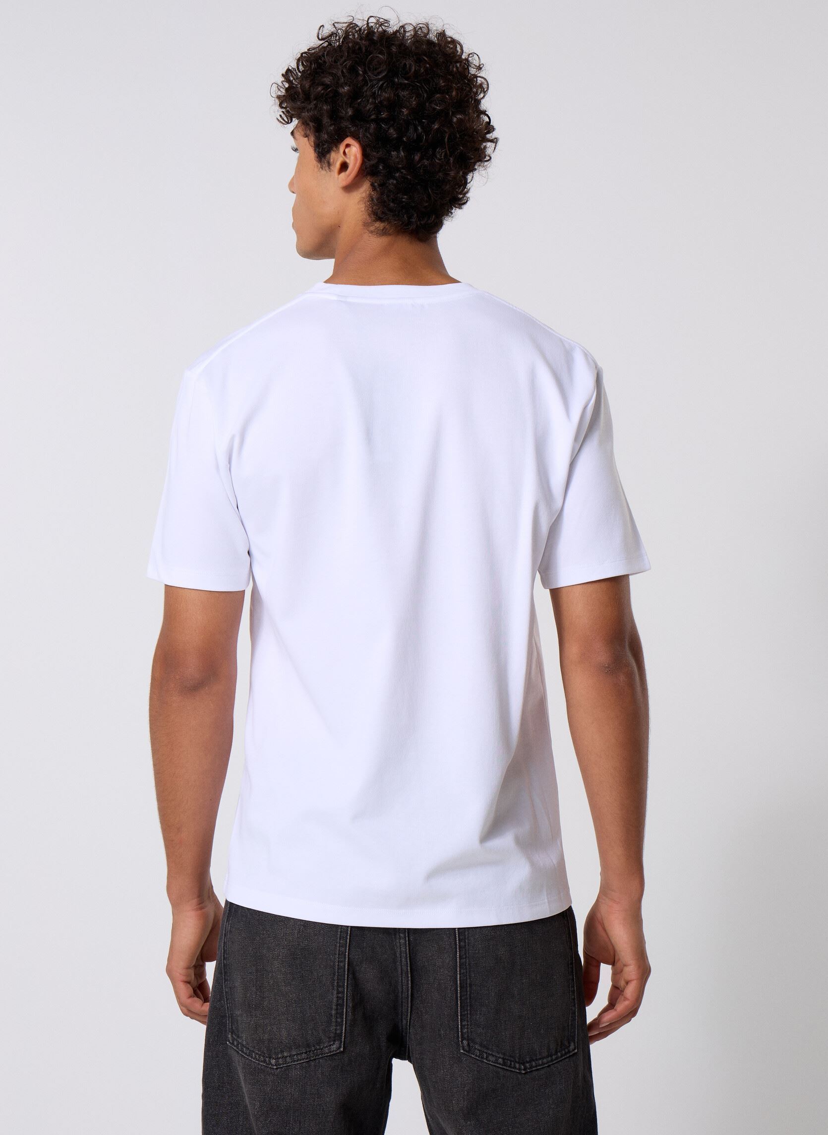 T-shirts met korte mouwen HTSC31049K heren wit The Kooples T-shirts met korte mouwen HTSC31049K heren wit WHI01